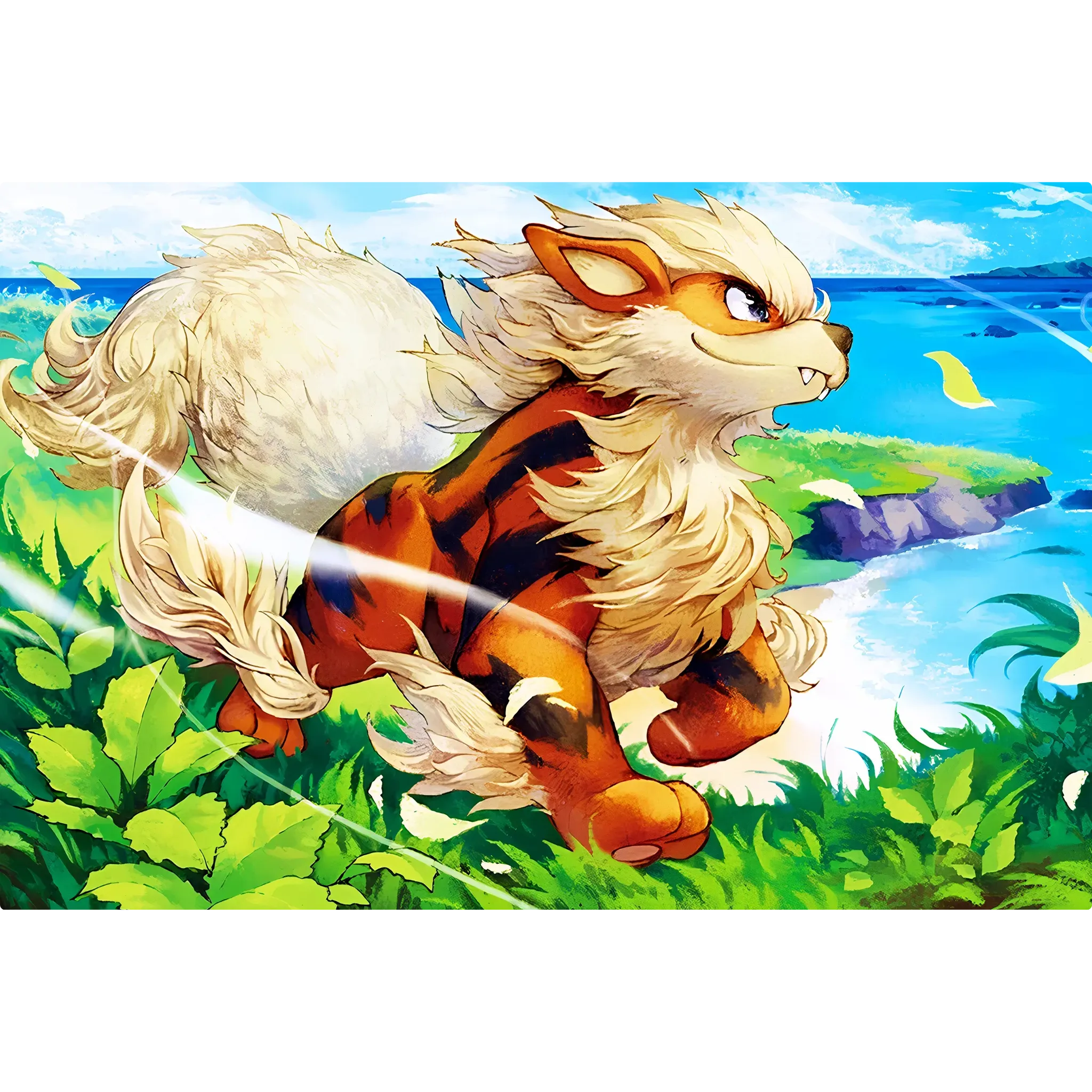 Tableau Pokémon Arcanin Paysage