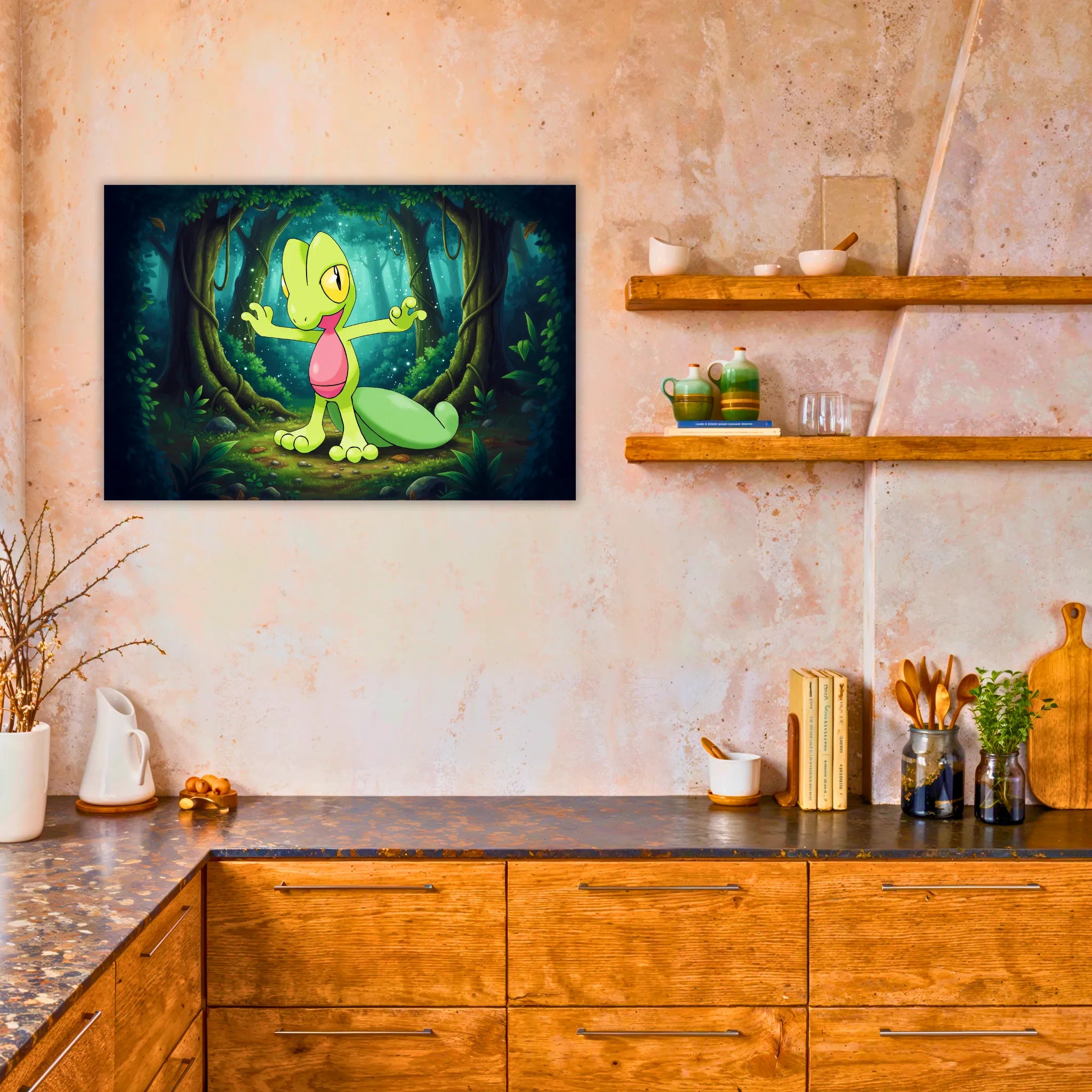 Tableau Pokémon Arcko Paysage