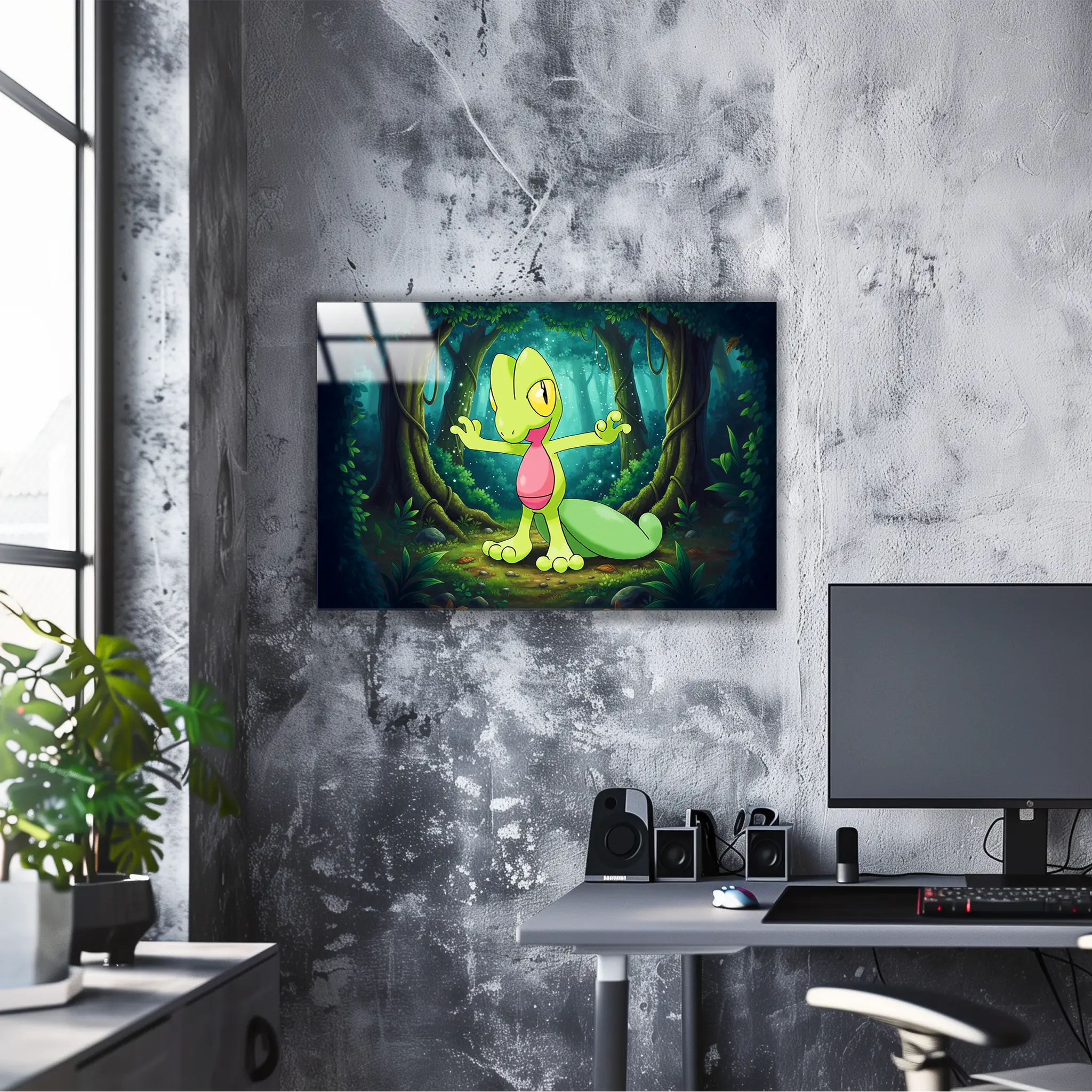 Tableau Pokémon Arcko Paysage