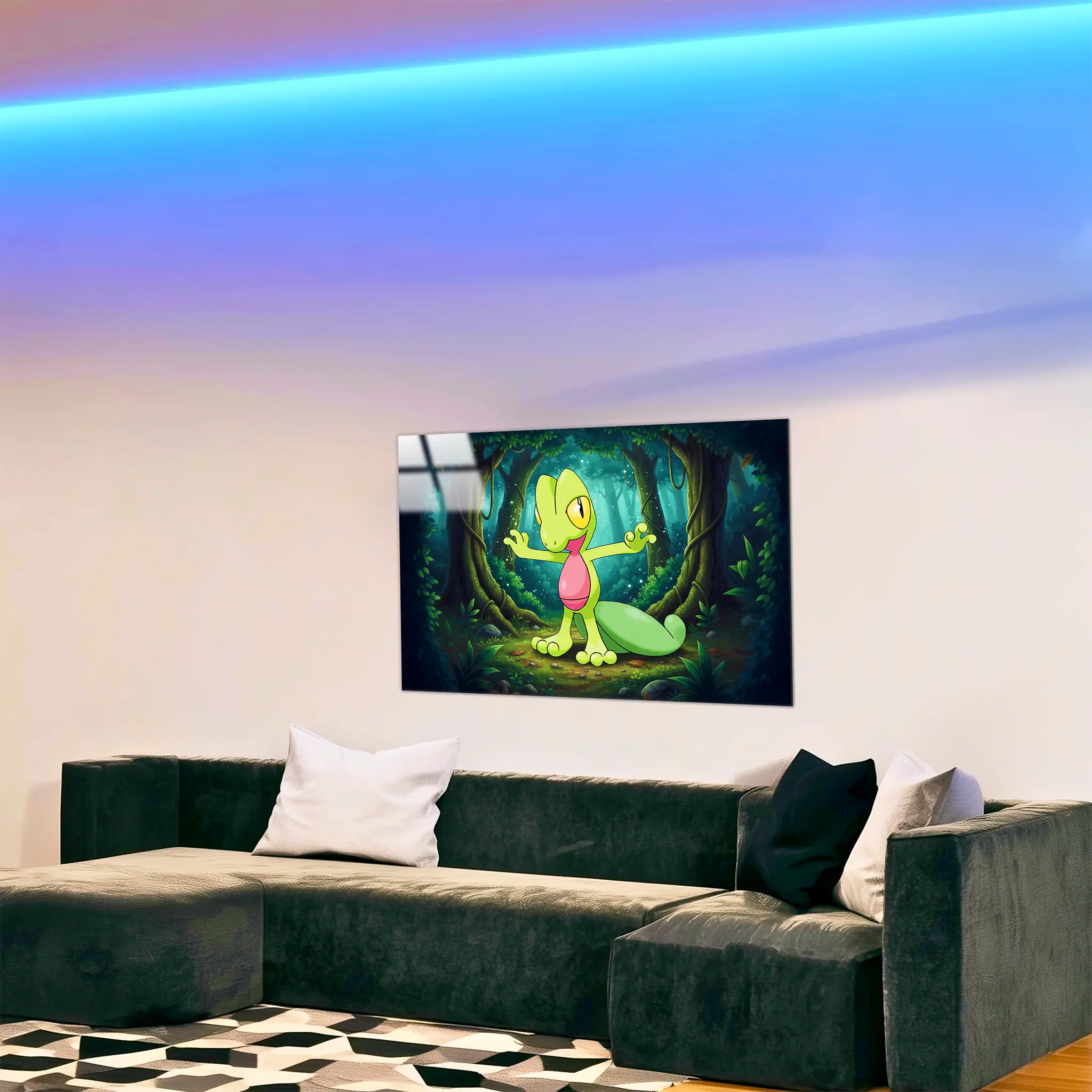 tableau-pokemon-arcko-paysage-dans-le-salon | DreamWay