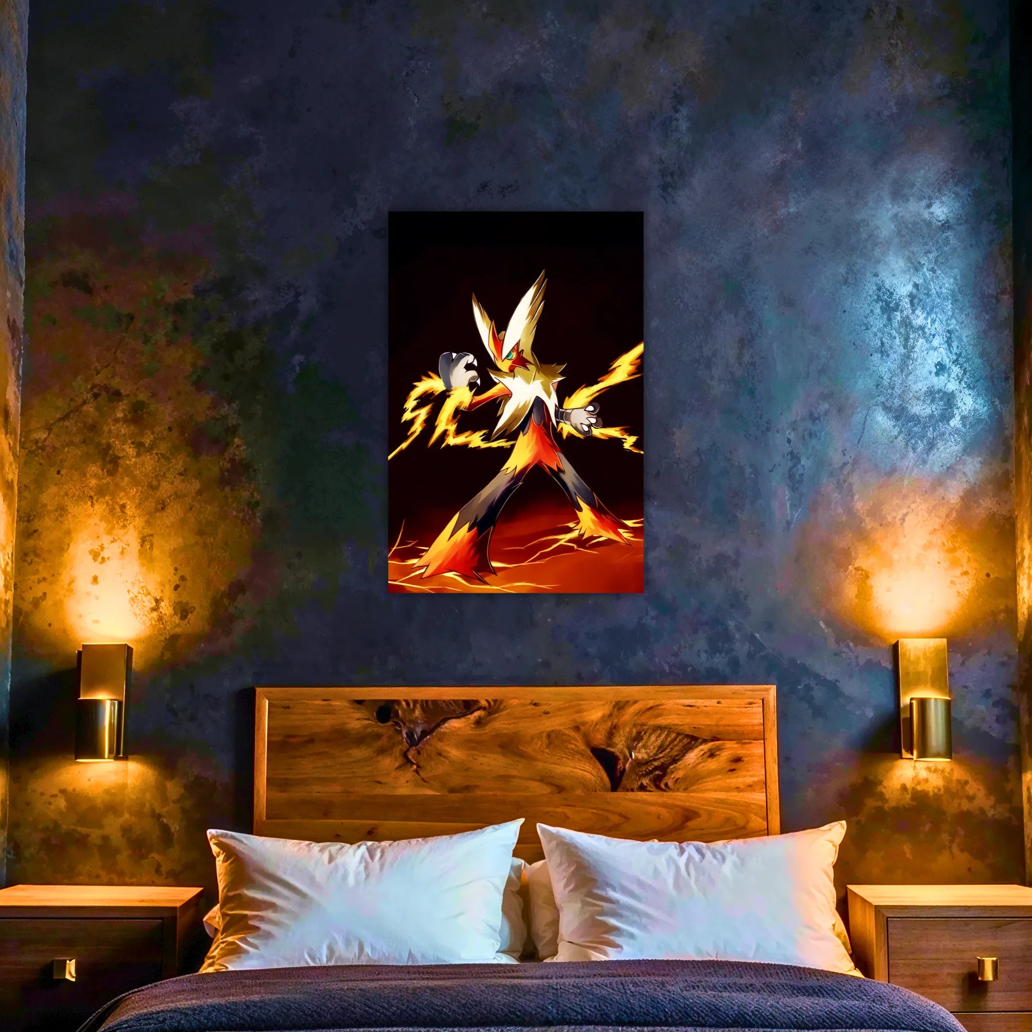 Tableau Pokémon Braségali Déflagration