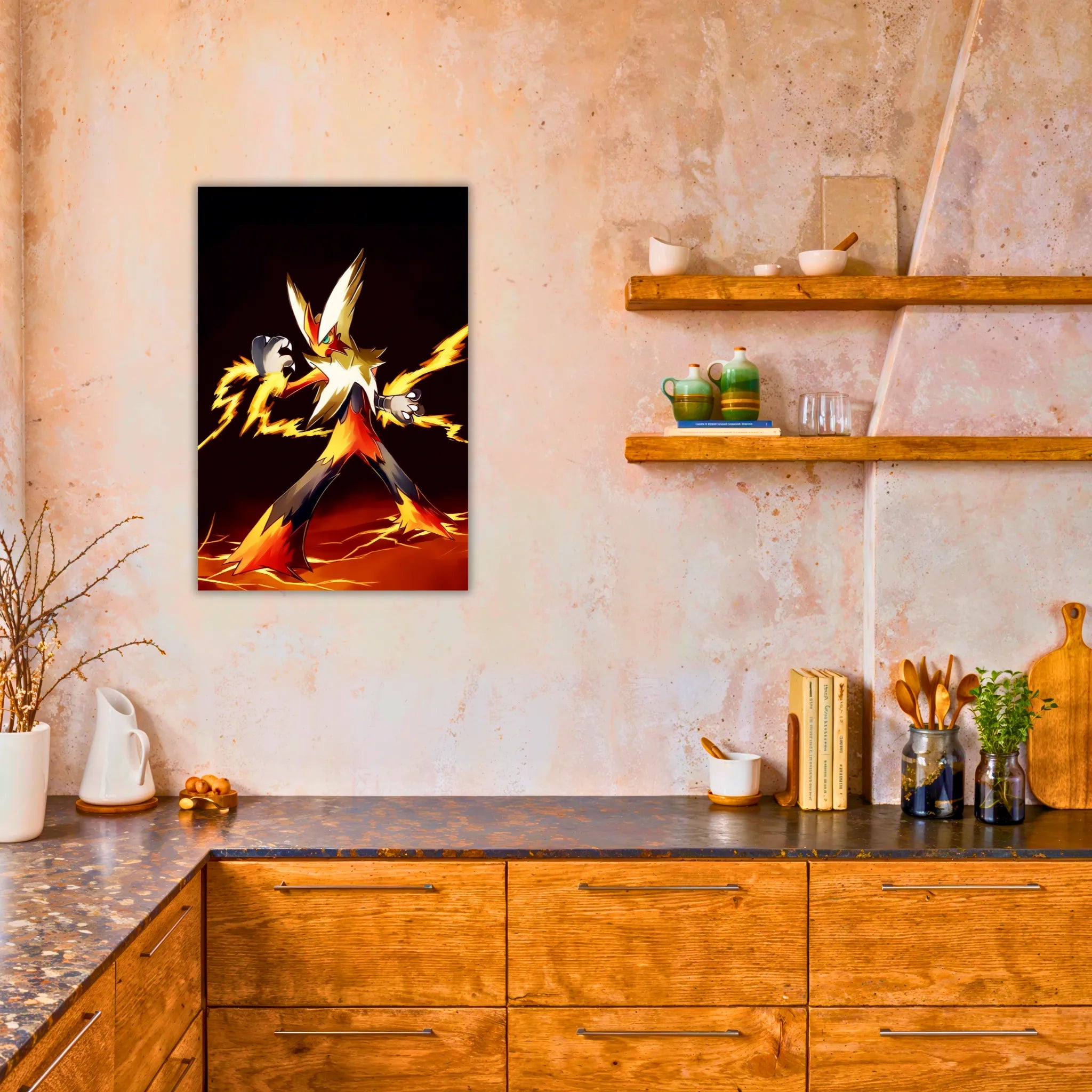 Tableau Pokémon Braségali Déflagration
