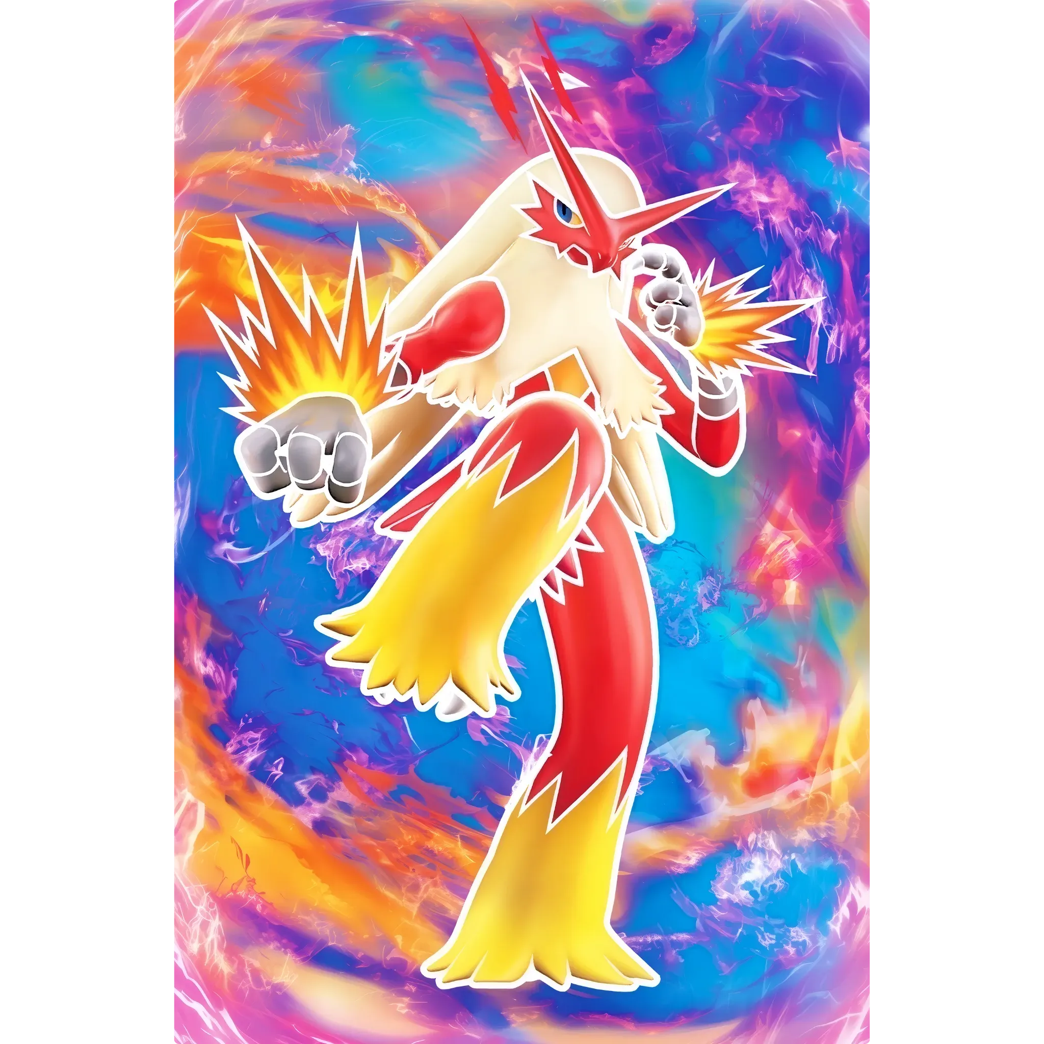 Tableau Pokémon Braségali Pied Voltige