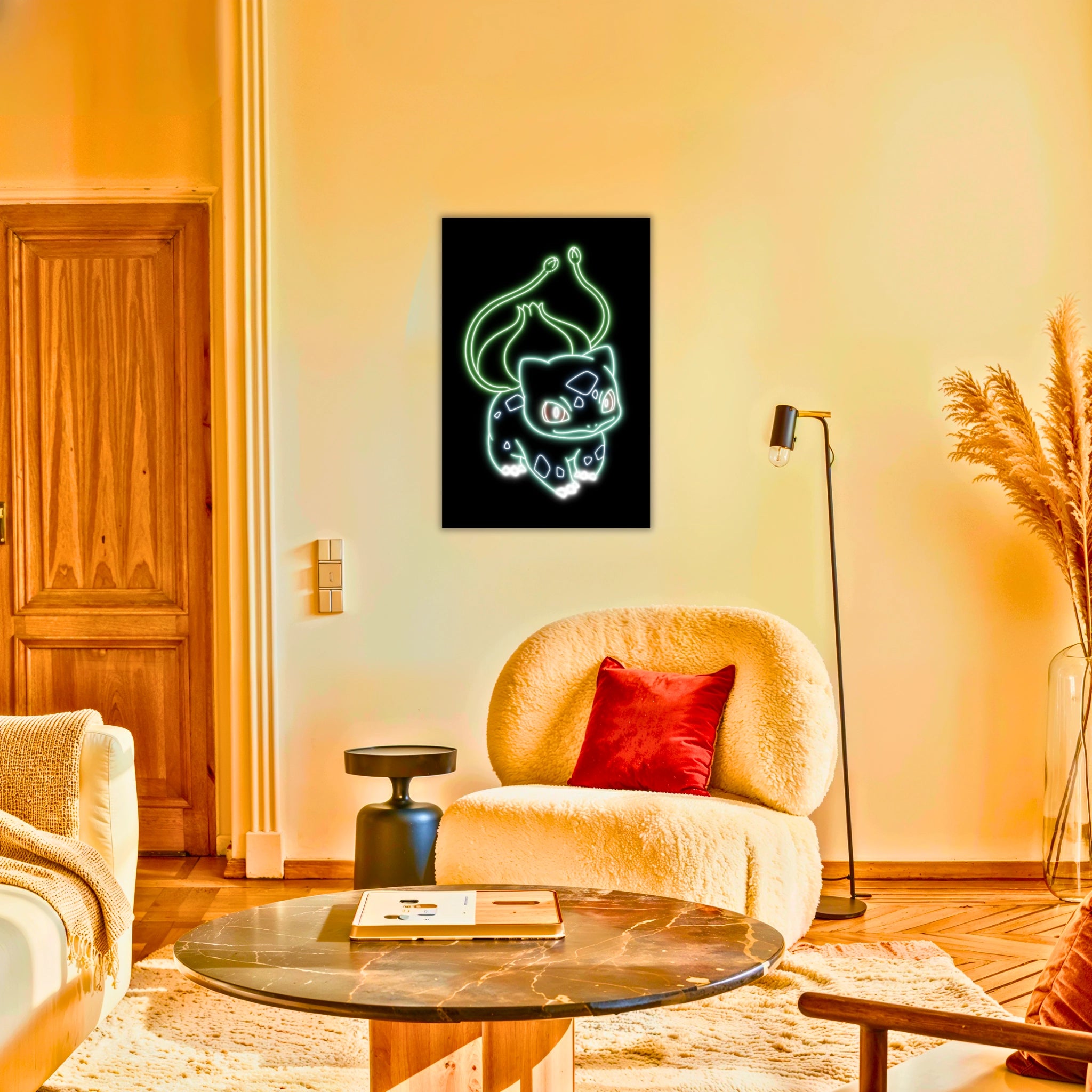 Tableau Pokémon Bulbizarre Néon