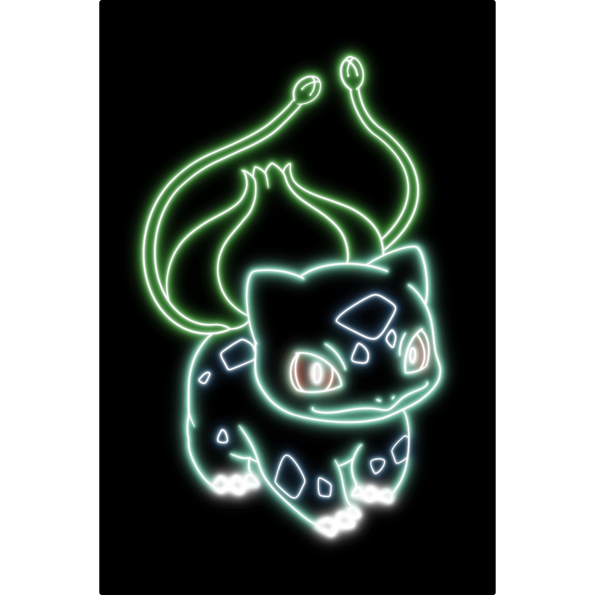 Tableau Pokémon Bulbizarre Néon