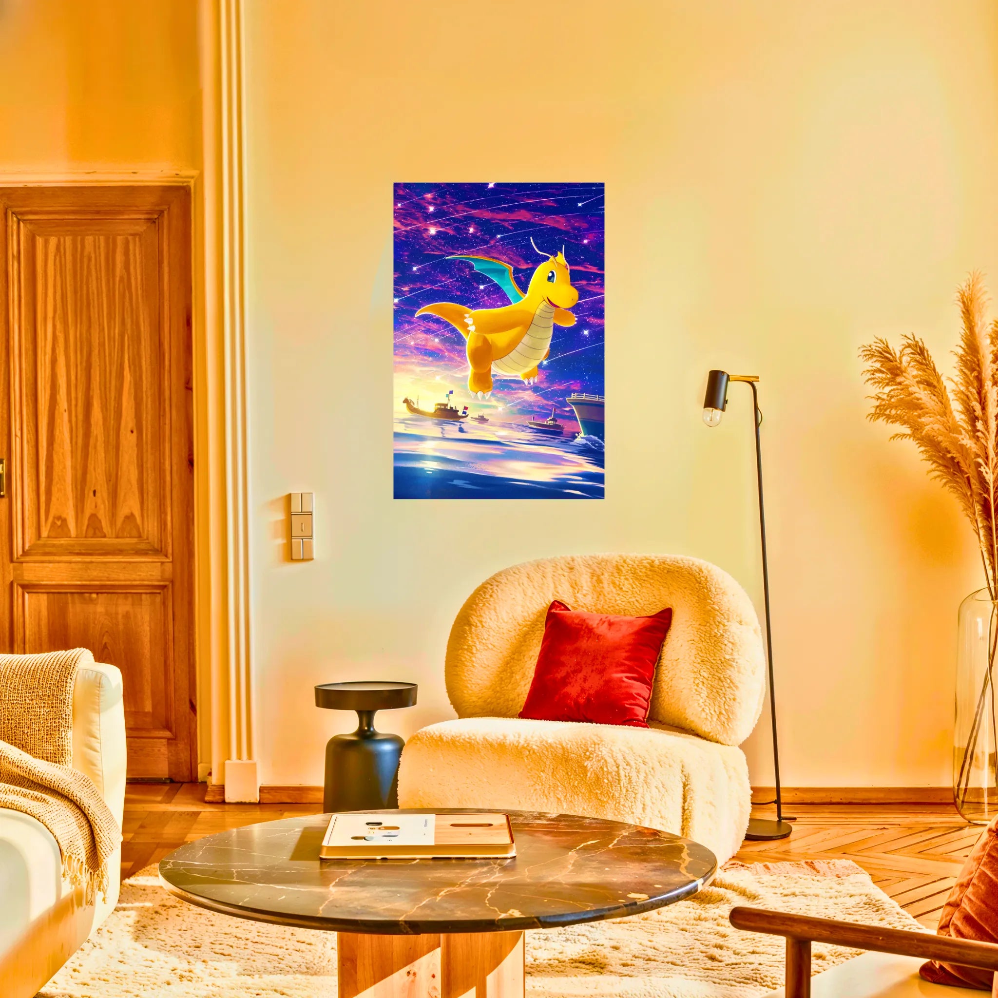 Tableau Pokémon Dracolosse Méteor