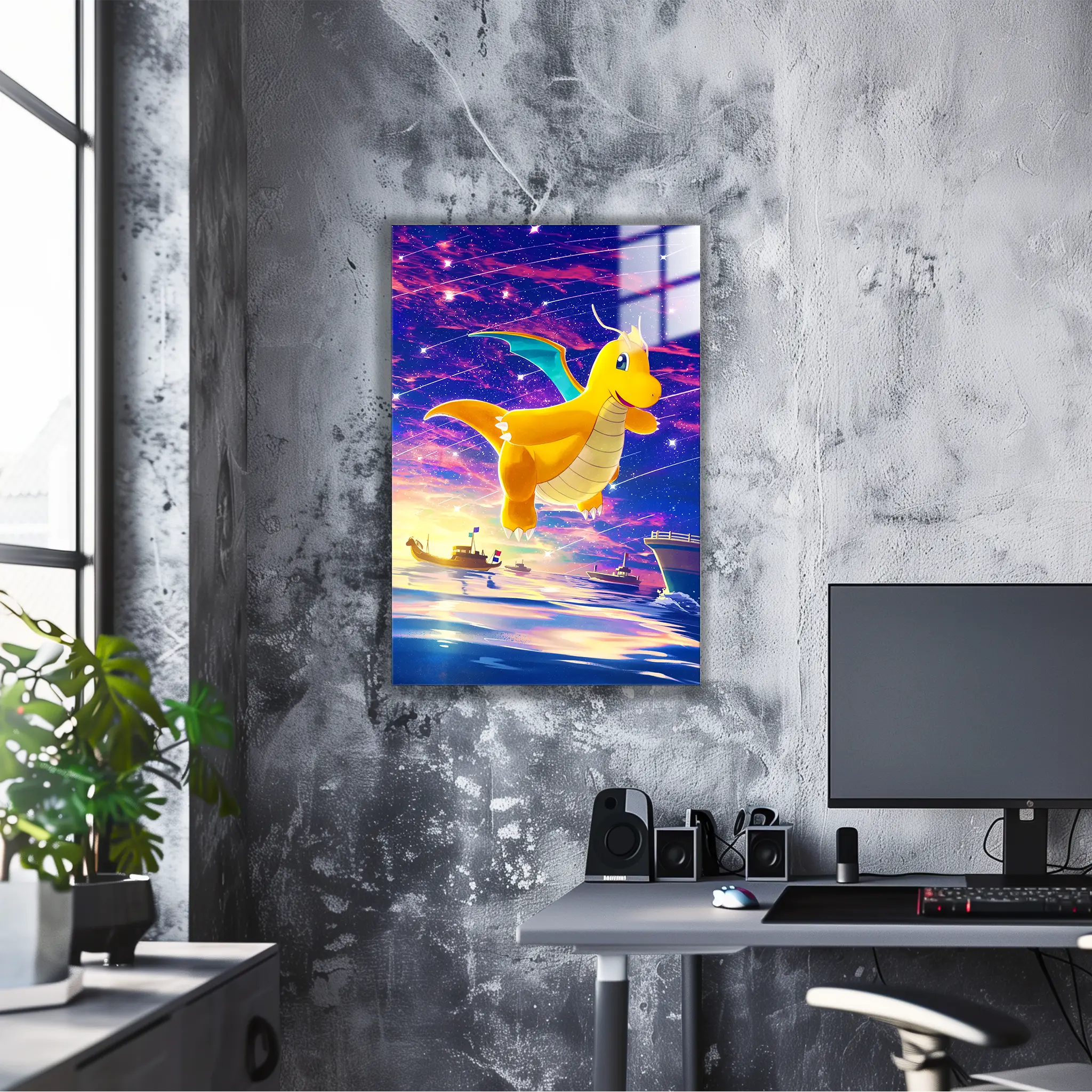 Tableau Pokémon Dracolosse Méteor