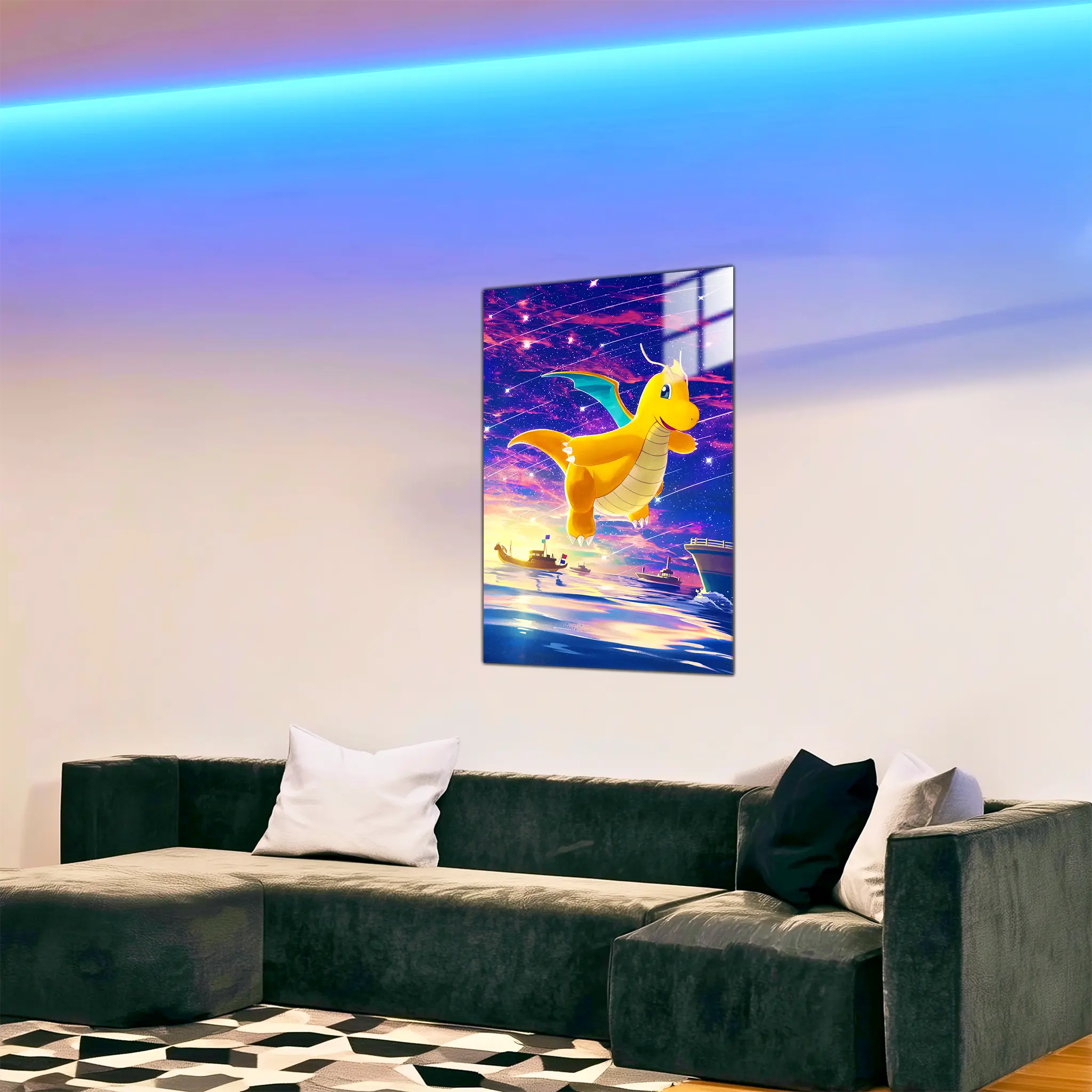 tableau-pokemon-dracolosse-meteor-dans-le-salon | DreamWay