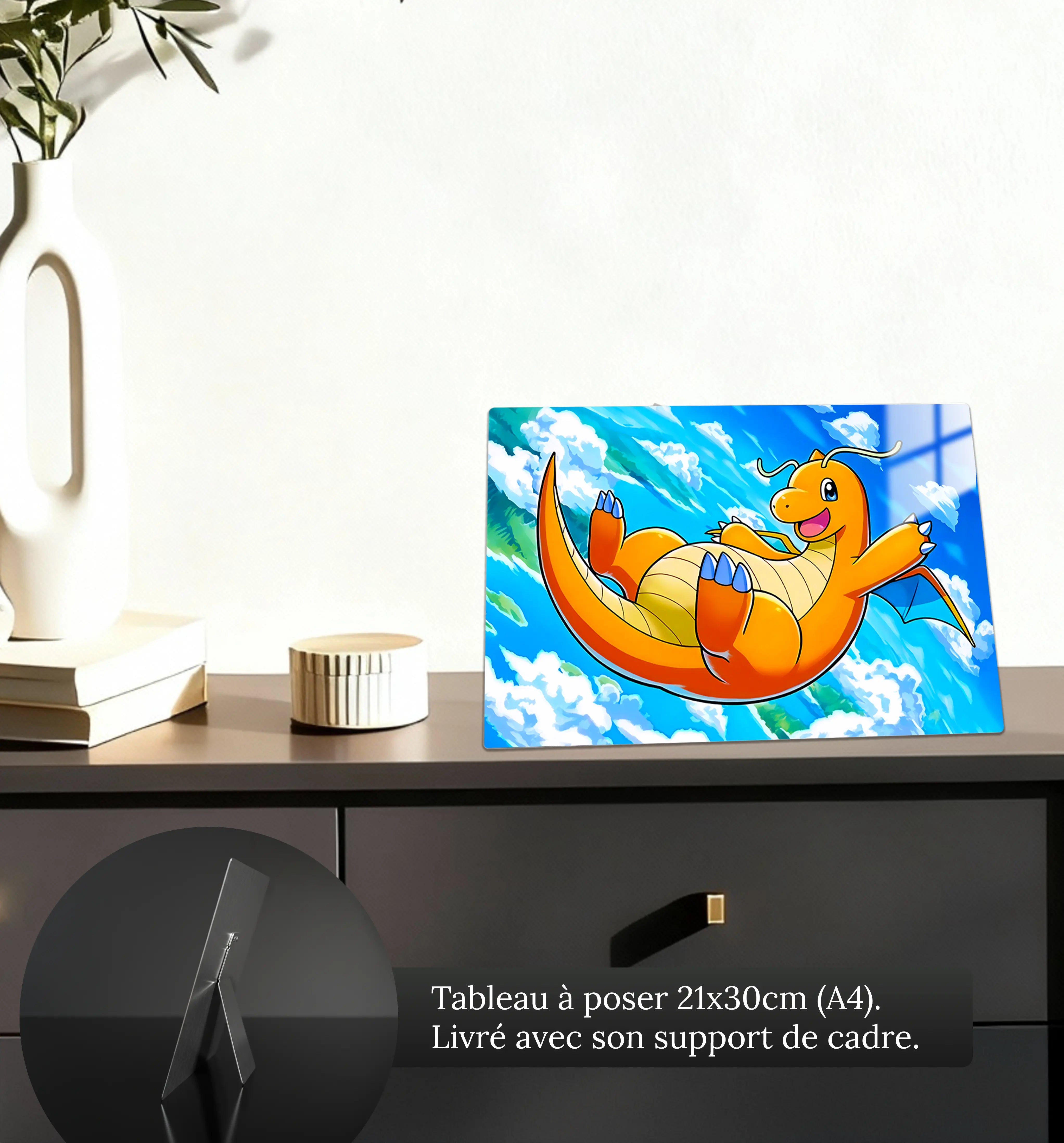tableau-pokemon-dracolosse-paysage-petit-format-a-poser-sur-meuble | DreamWay