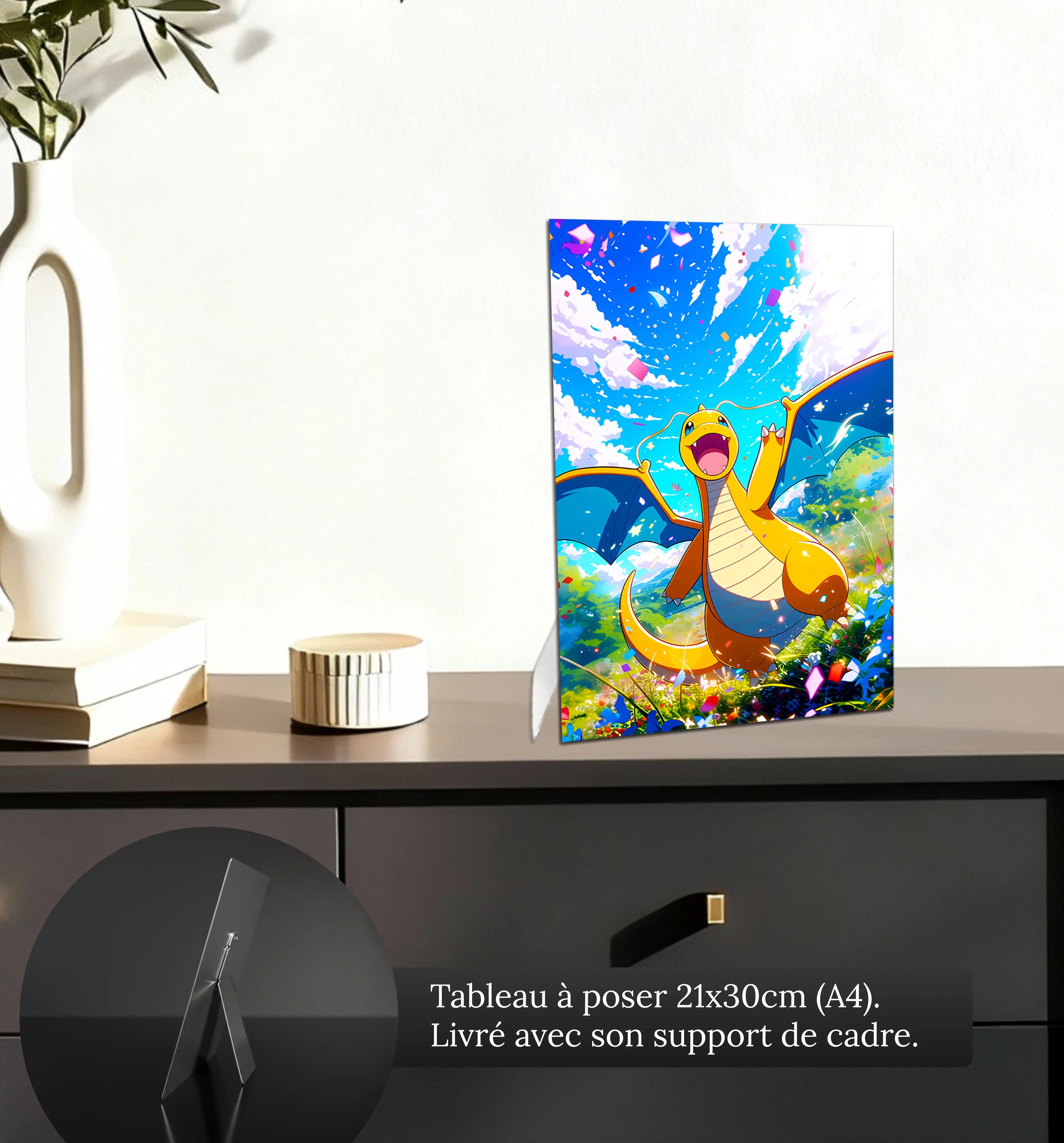 tableau-pokemon-dracolosse-petit-format-a-poser-sur-meuble | DreamWay