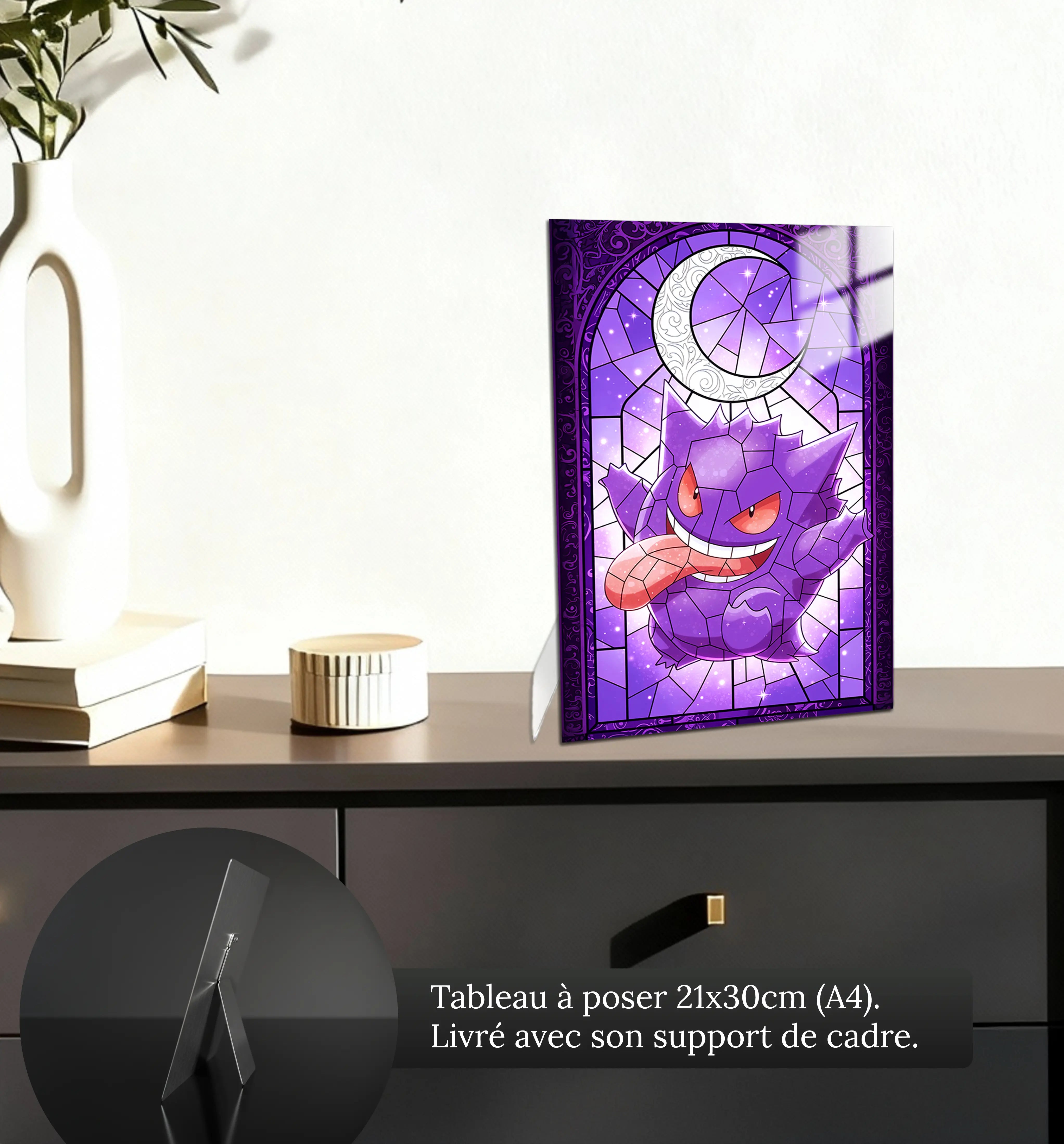 tableau-pokemon-ectoplasma-vitrail-petit-format-a-poser-sur-meuble | DreamWay
