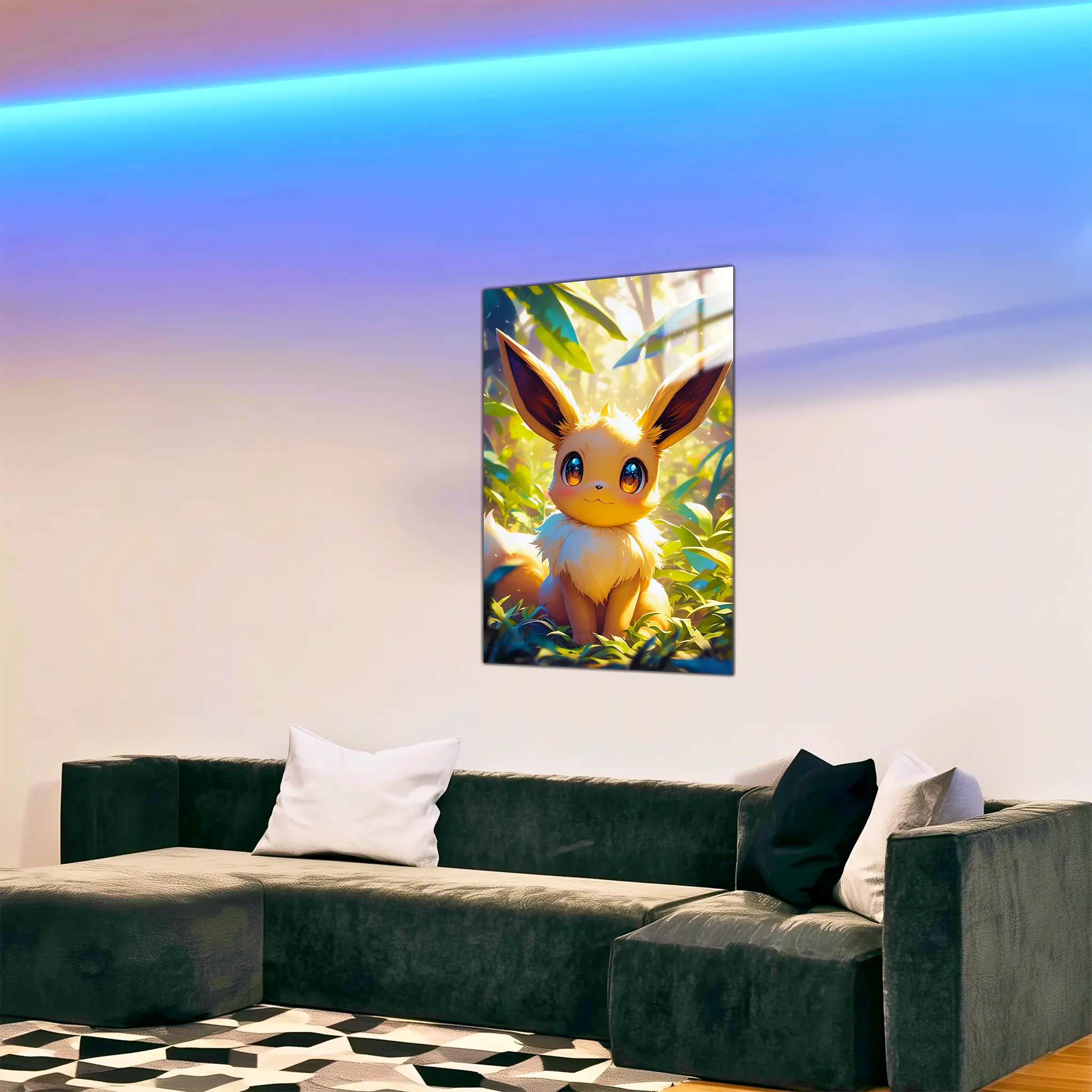 tableau-pokemon-evoli-dans-le-salon | DreamWay
