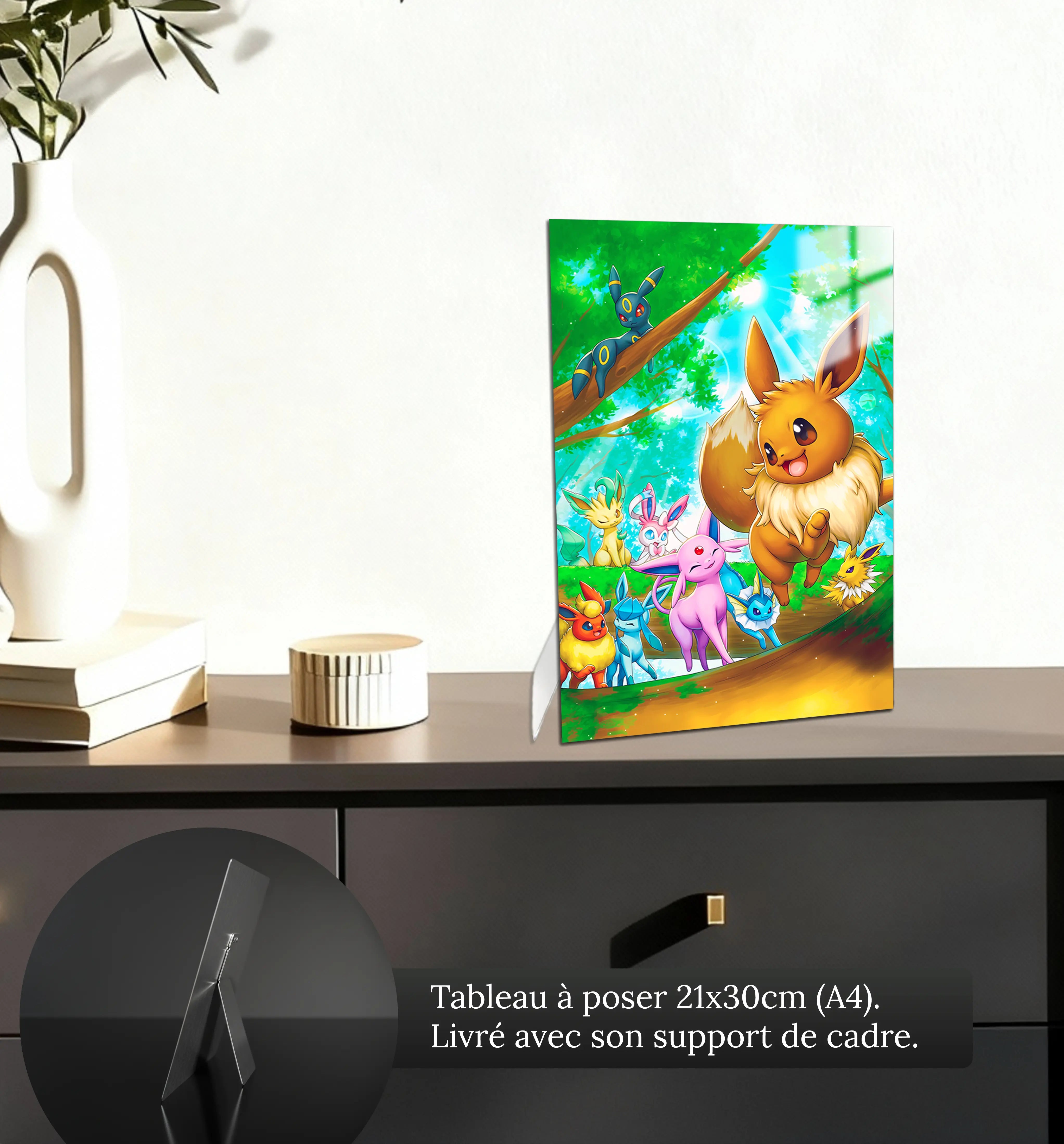 tableau-pokemon-evoli-et-cie-petit-format-a-poser-sur-meuble | DreamWay