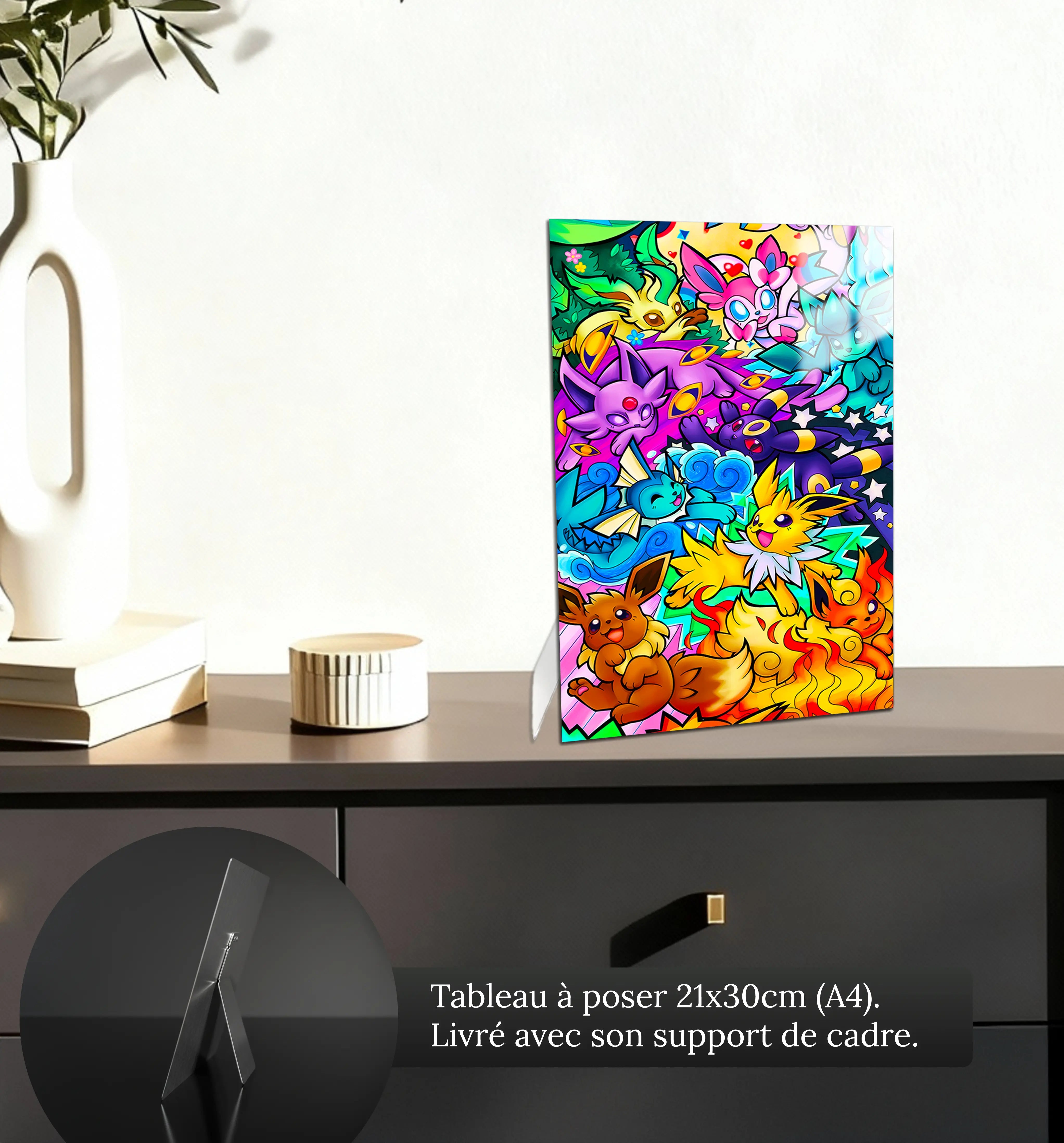 tableau-pokemon-evolition-petit-format-a-poser-sur-meuble | DreamWay