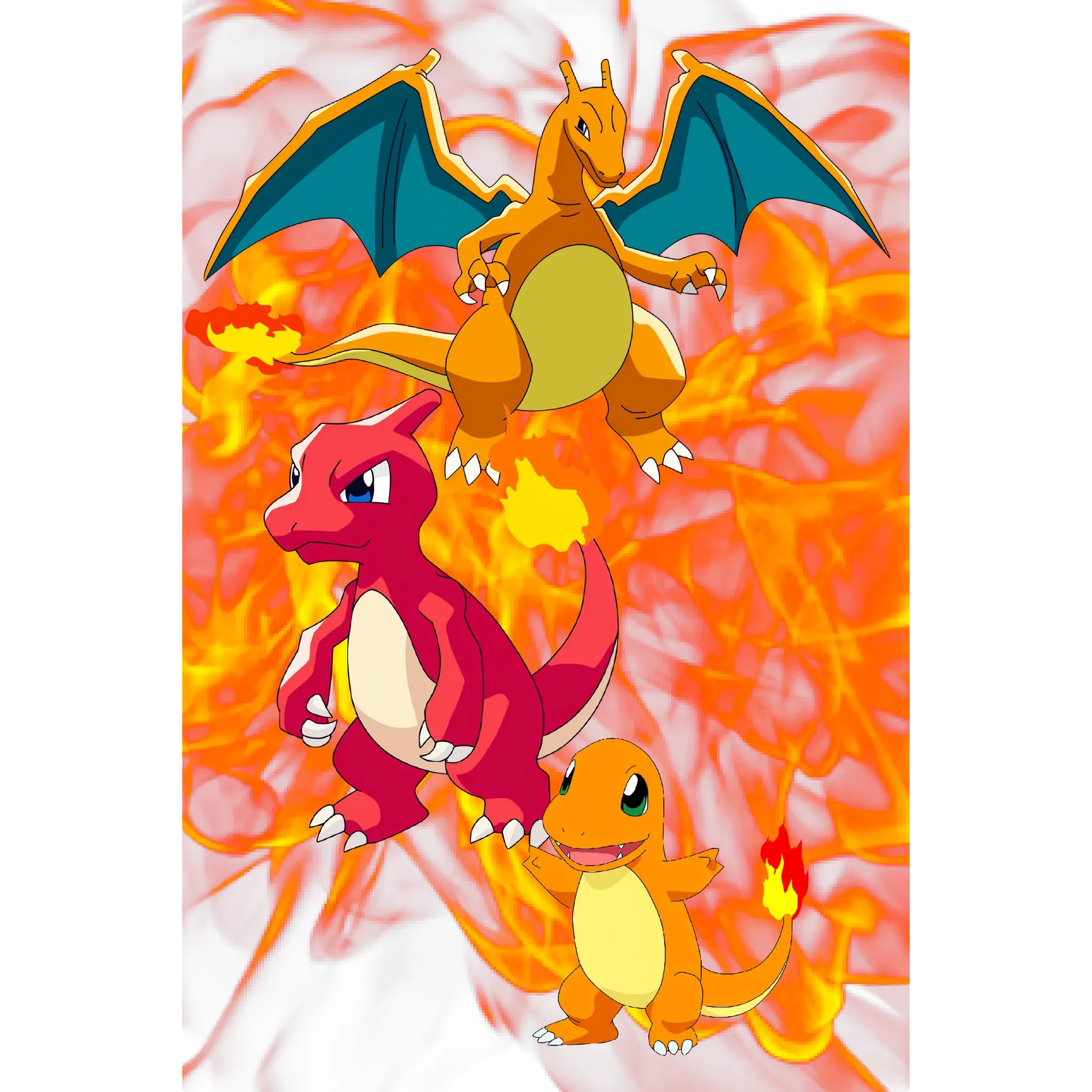Tableau Pokemon Évolution Salamèche
