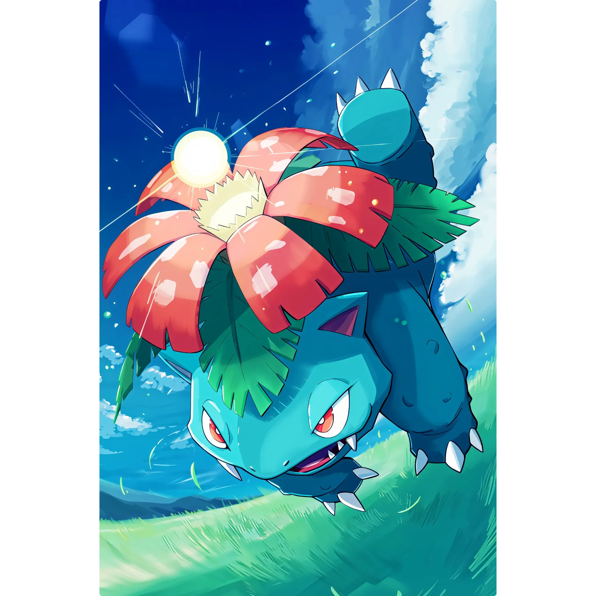 Tableau Pokémon Florizarre Attaque