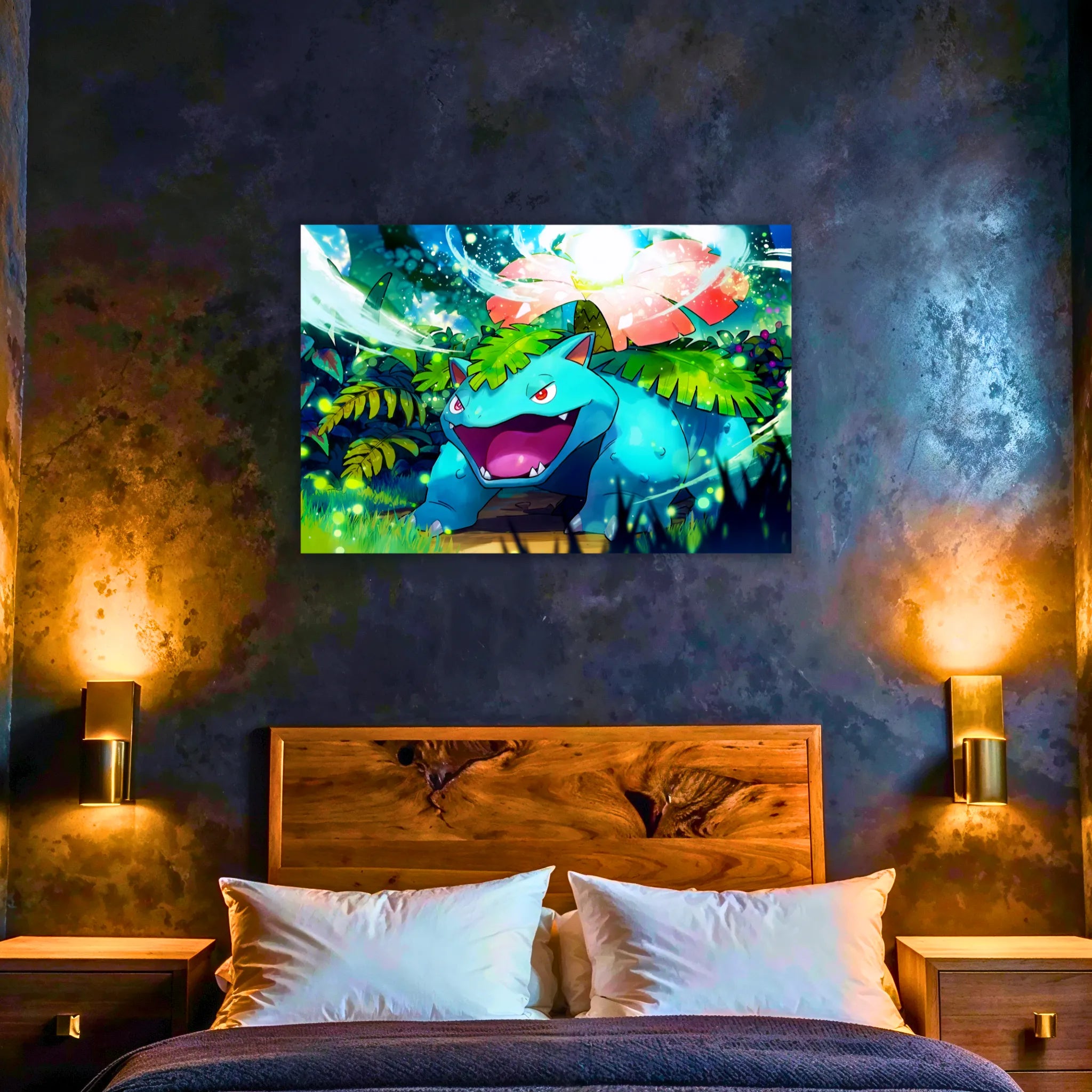 Tableau Pokémon Florizarre Paysage