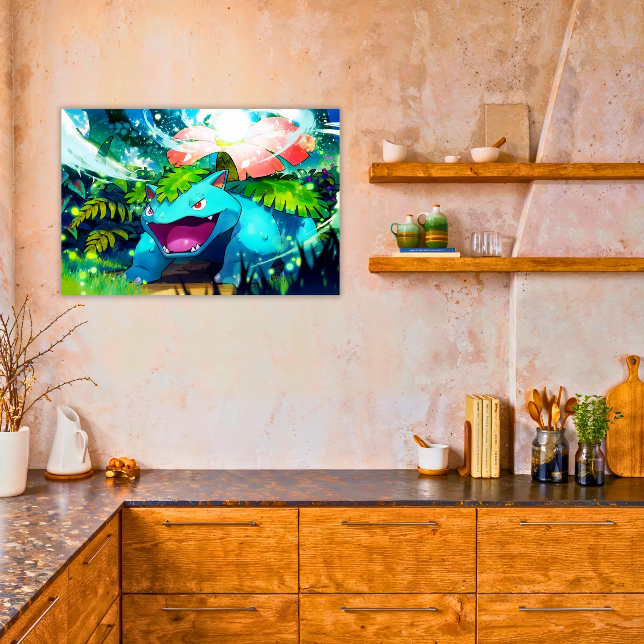 Tableau Pokémon Florizarre Paysage