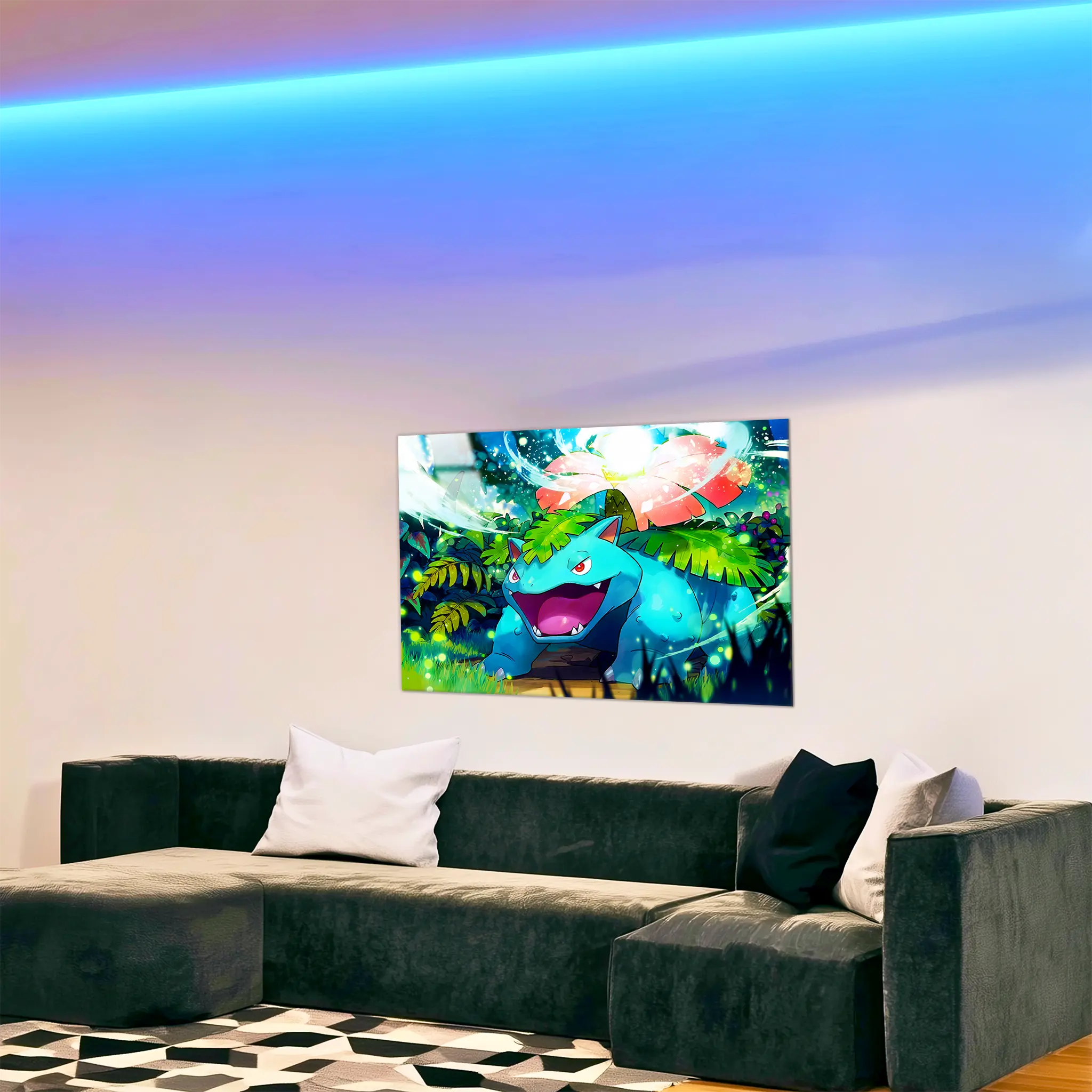 tableau-pokemon-florizarre-paysage-dans-le-salon | DreamWay