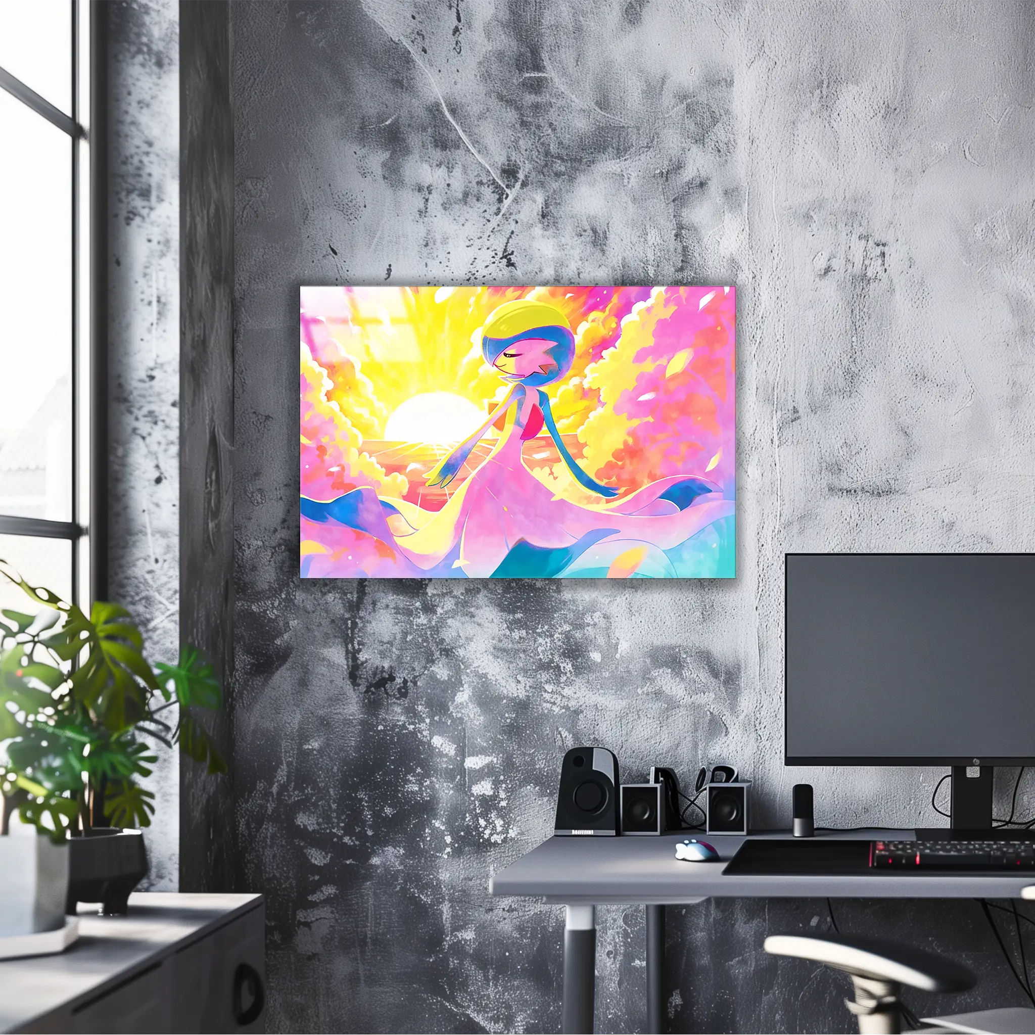 Tableau Pokémon Gardevoir Paysage