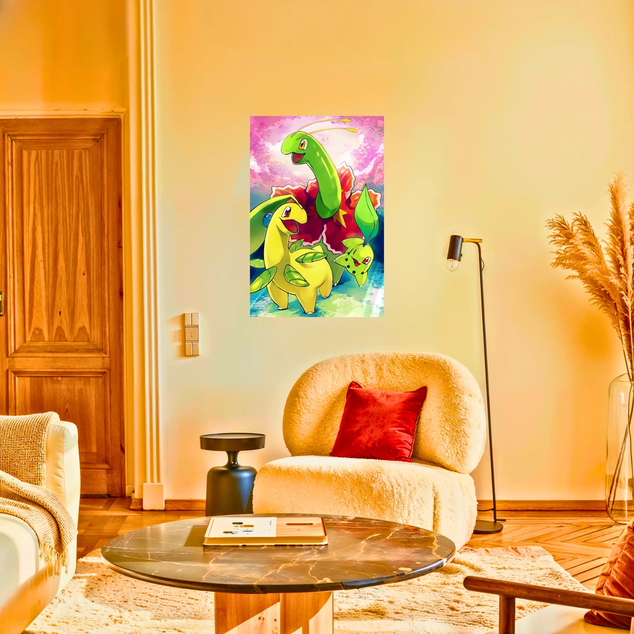 Tableau Pokémon Germignon Et Ses Évolutions