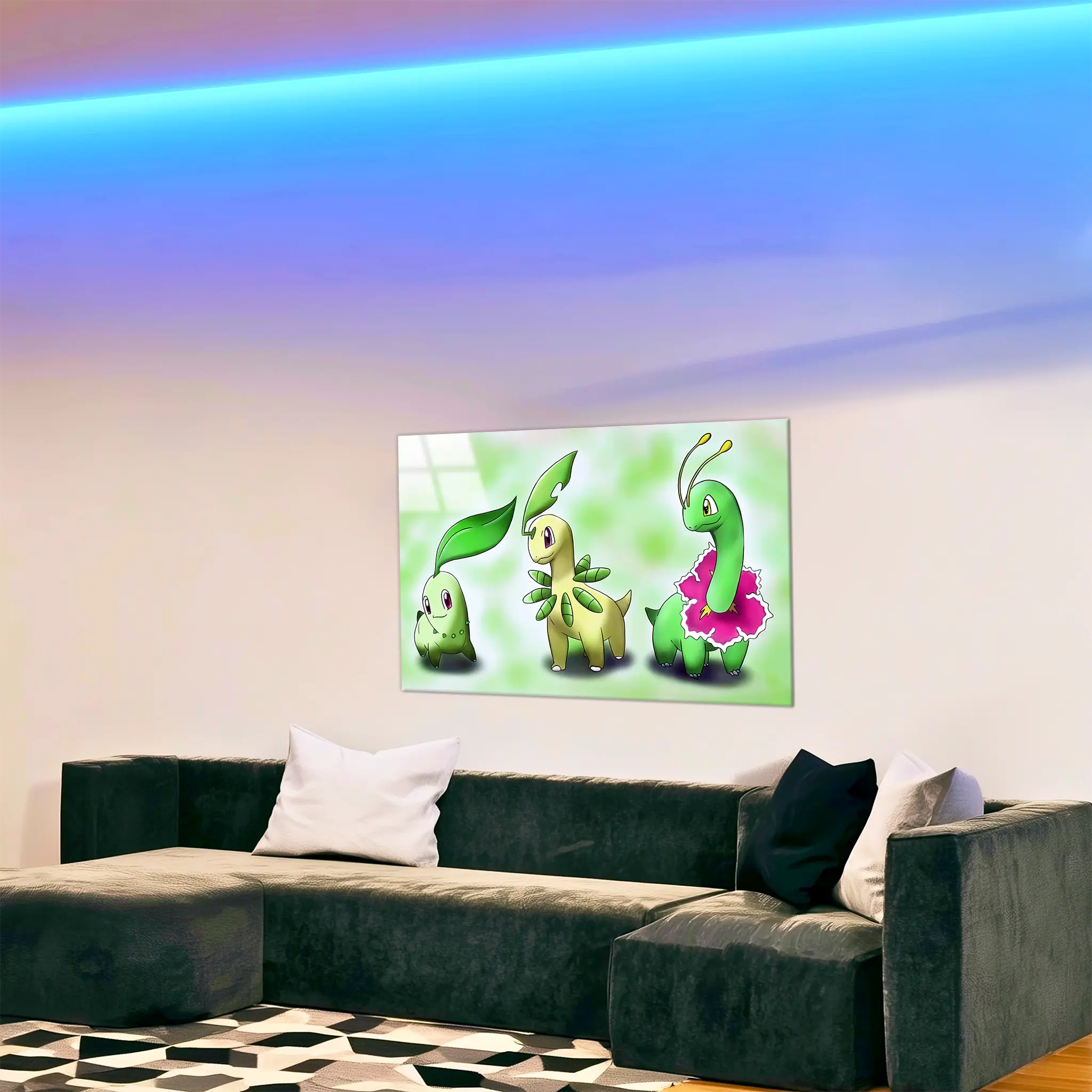 tableau-pokemon-germignon-evolution-dans-le-salon | DreamWay