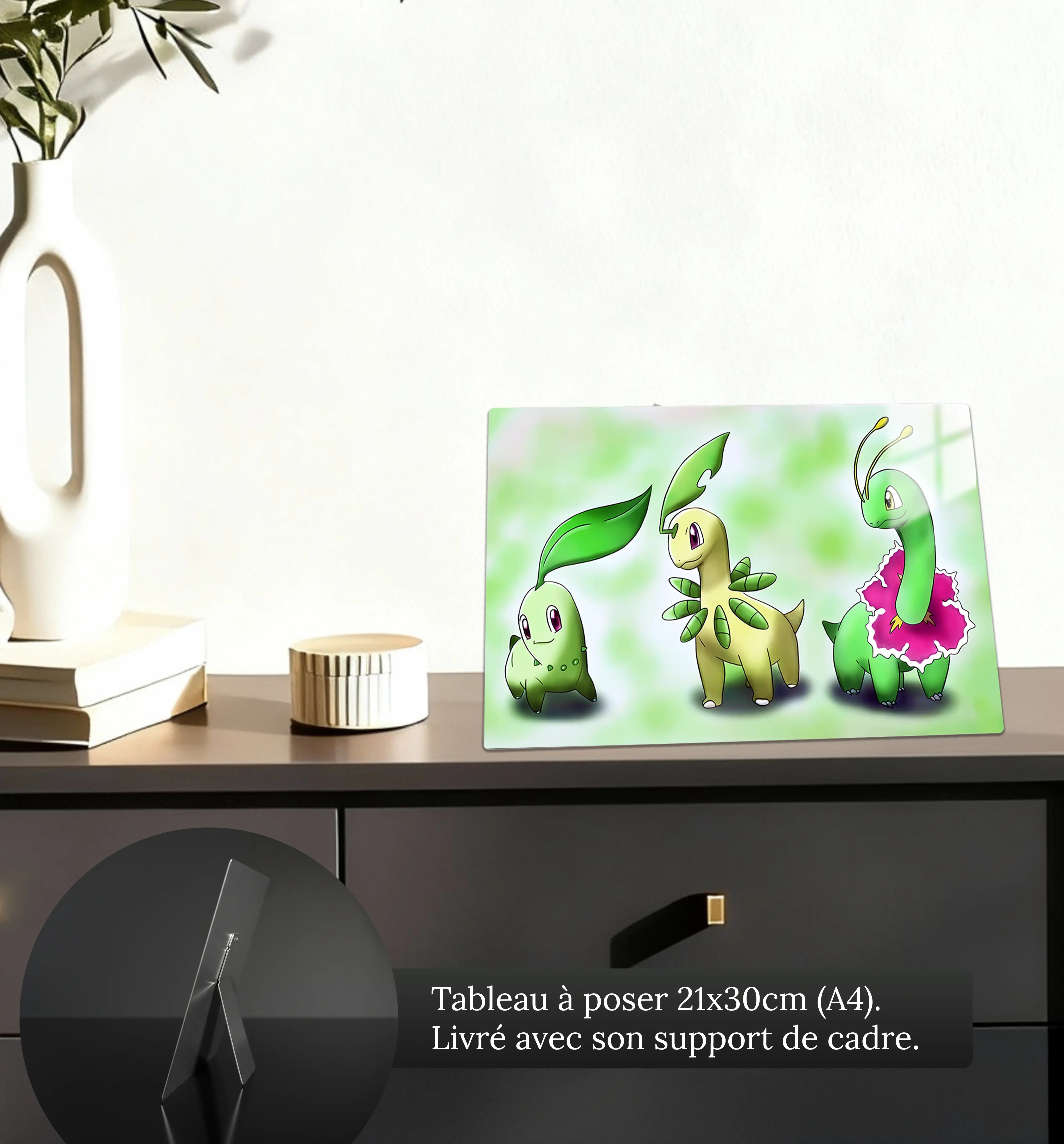 tableau-pokemon-germignon-evolution-petit-format-a-poser-sur-meuble | DreamWay