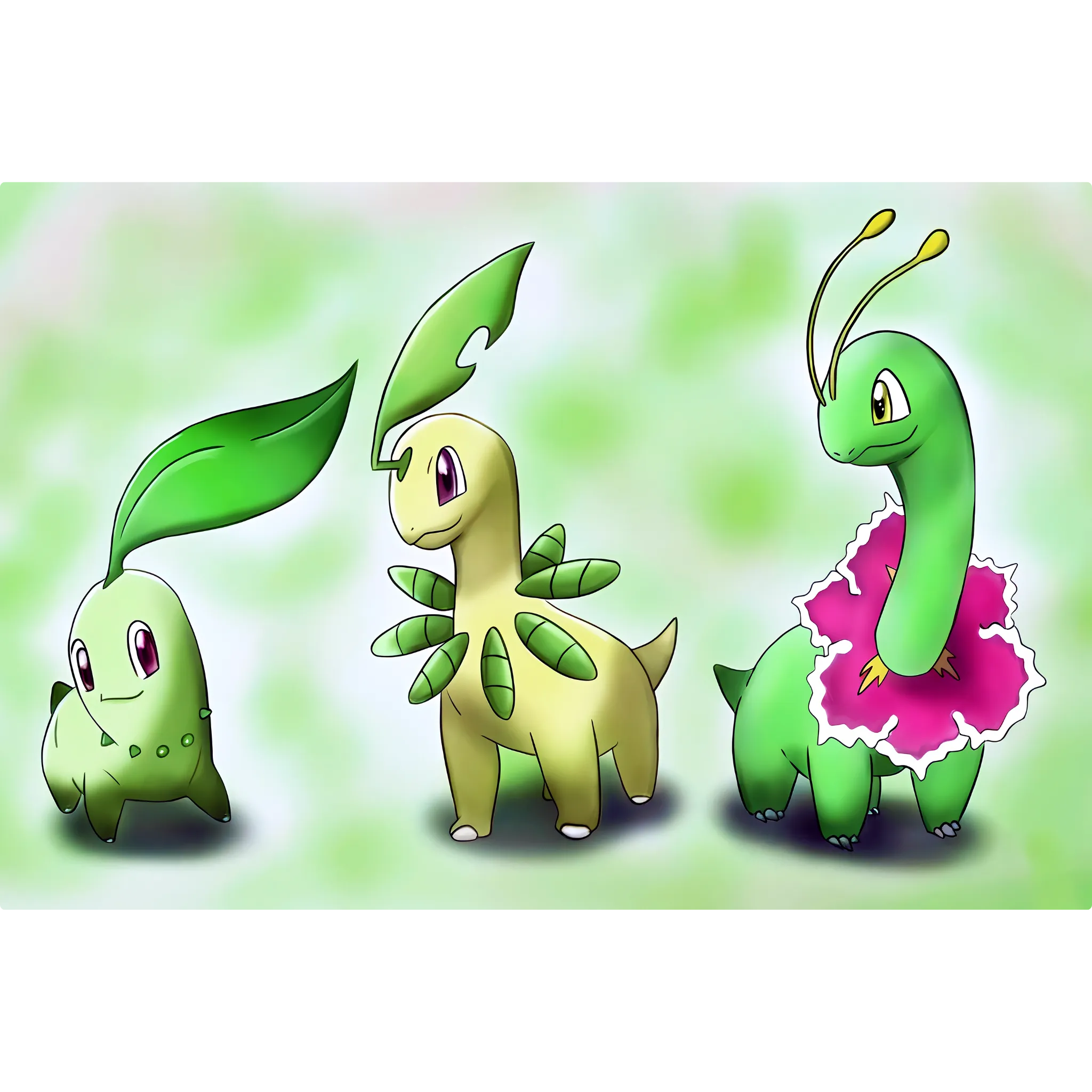 Tableau Pokémon Germignon Évolutions