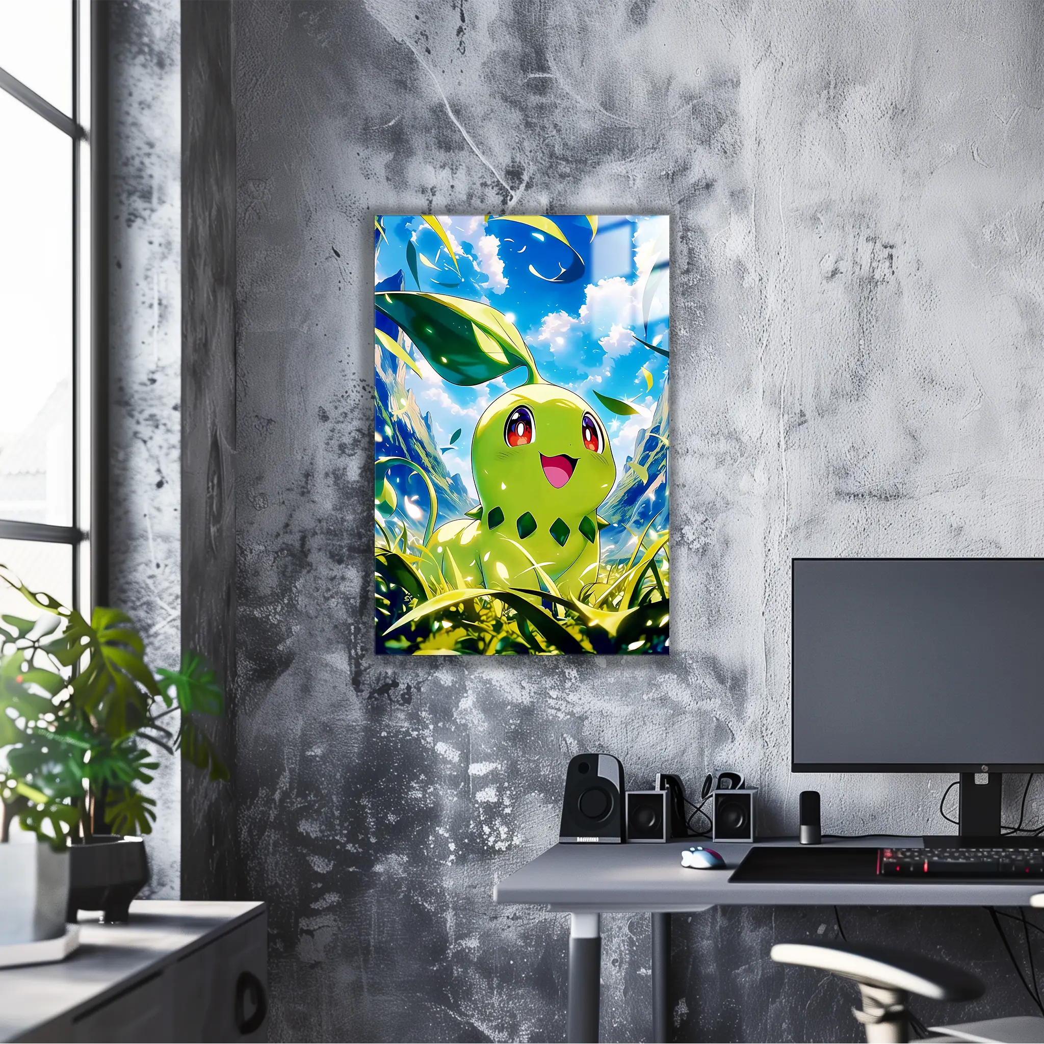 Tableau Pokémon Germignon Nature