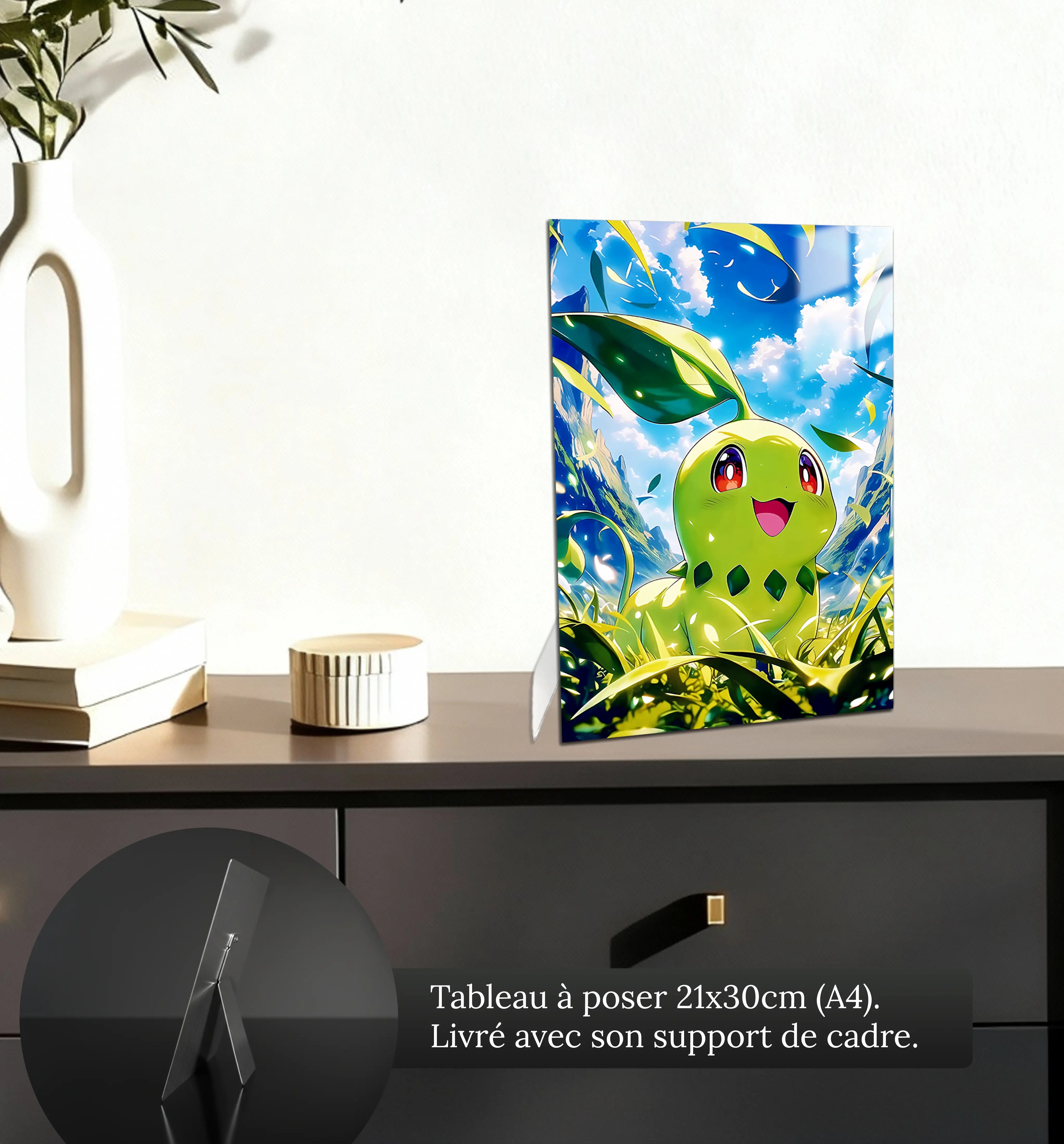 tableau-pokemon-germignon-nature-petit-format-a-poser-sur-meuble | DreamWay