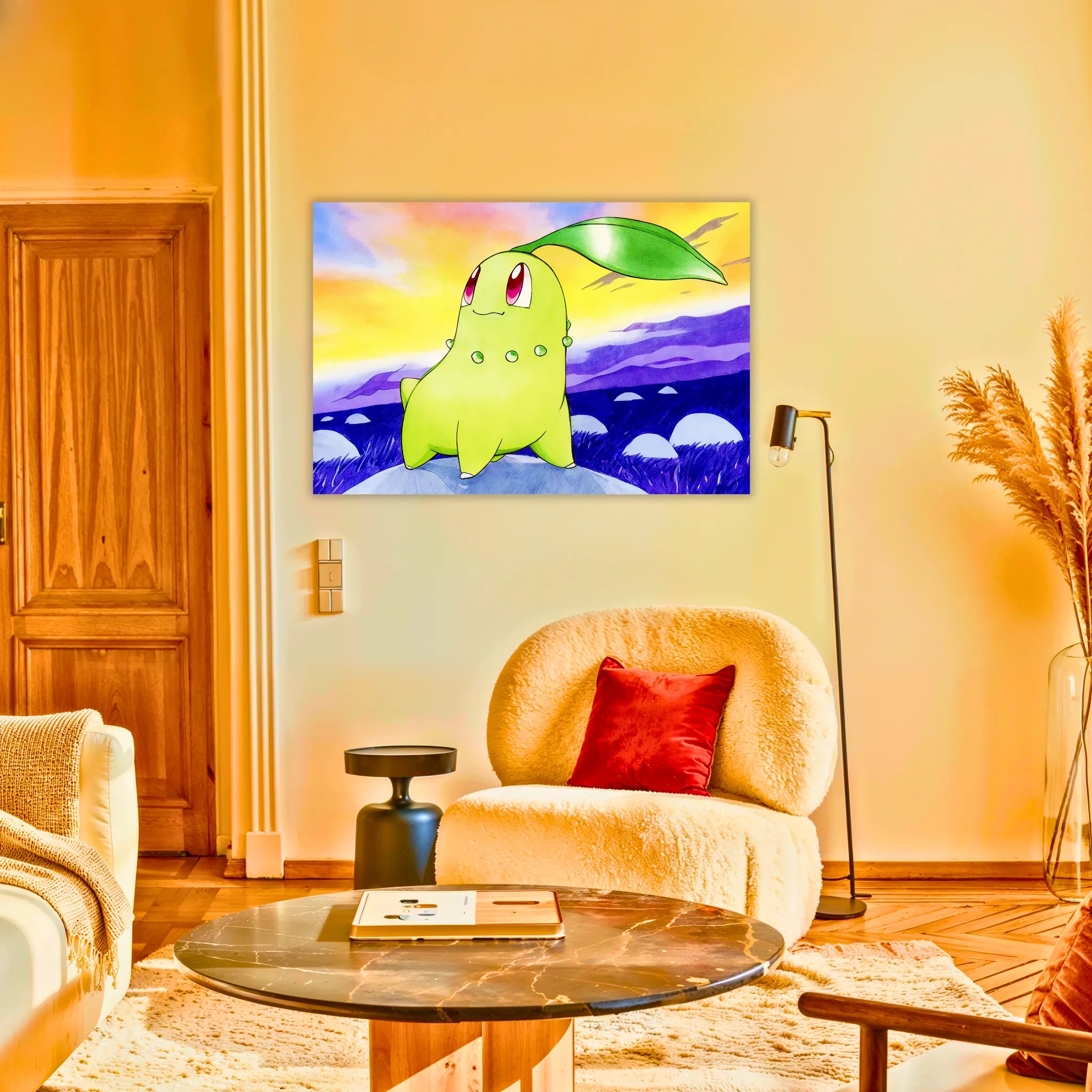 Tableau Pokémon Germignon Paysage