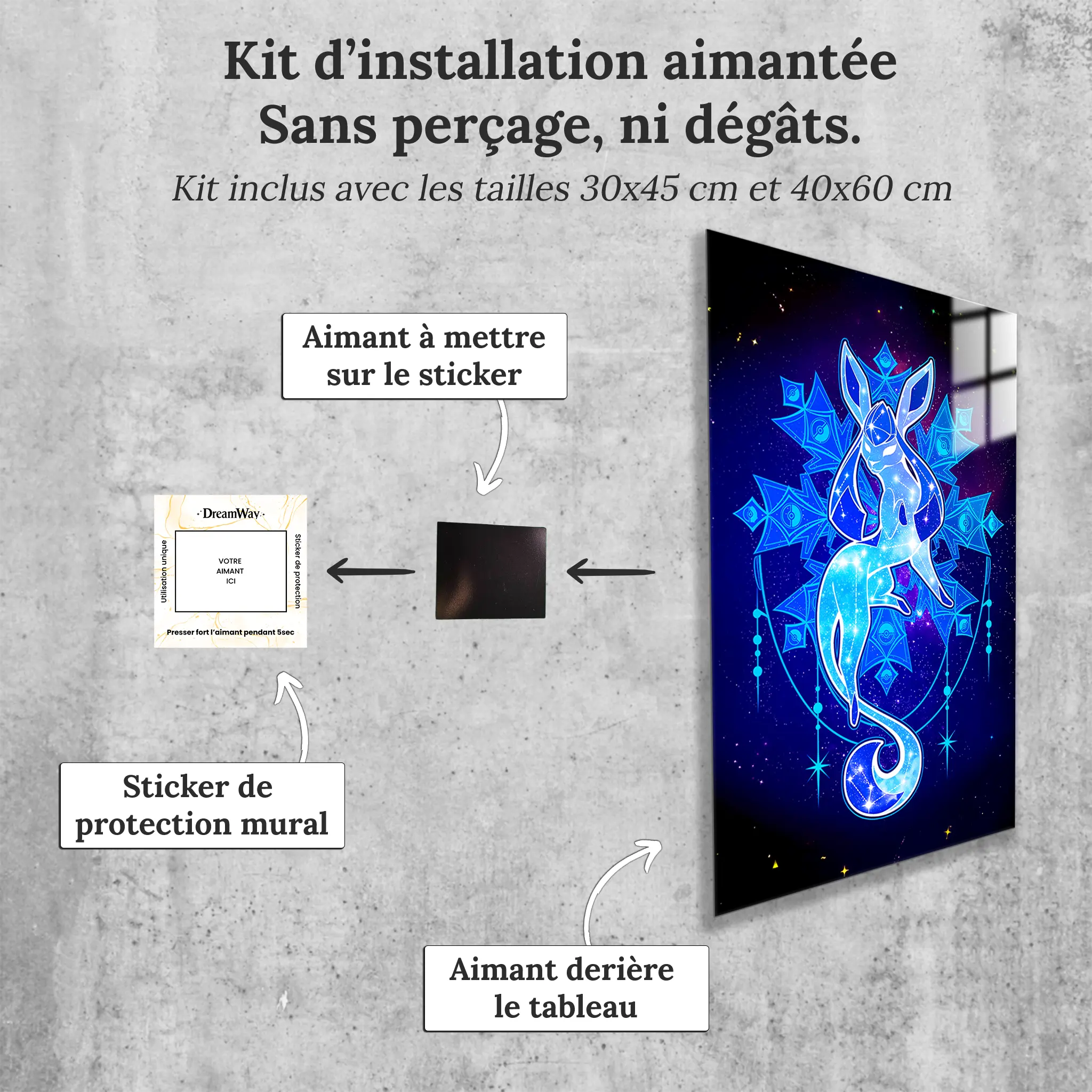tableau-pokemon-givrali-avec-installation-aimantee | DreamWay