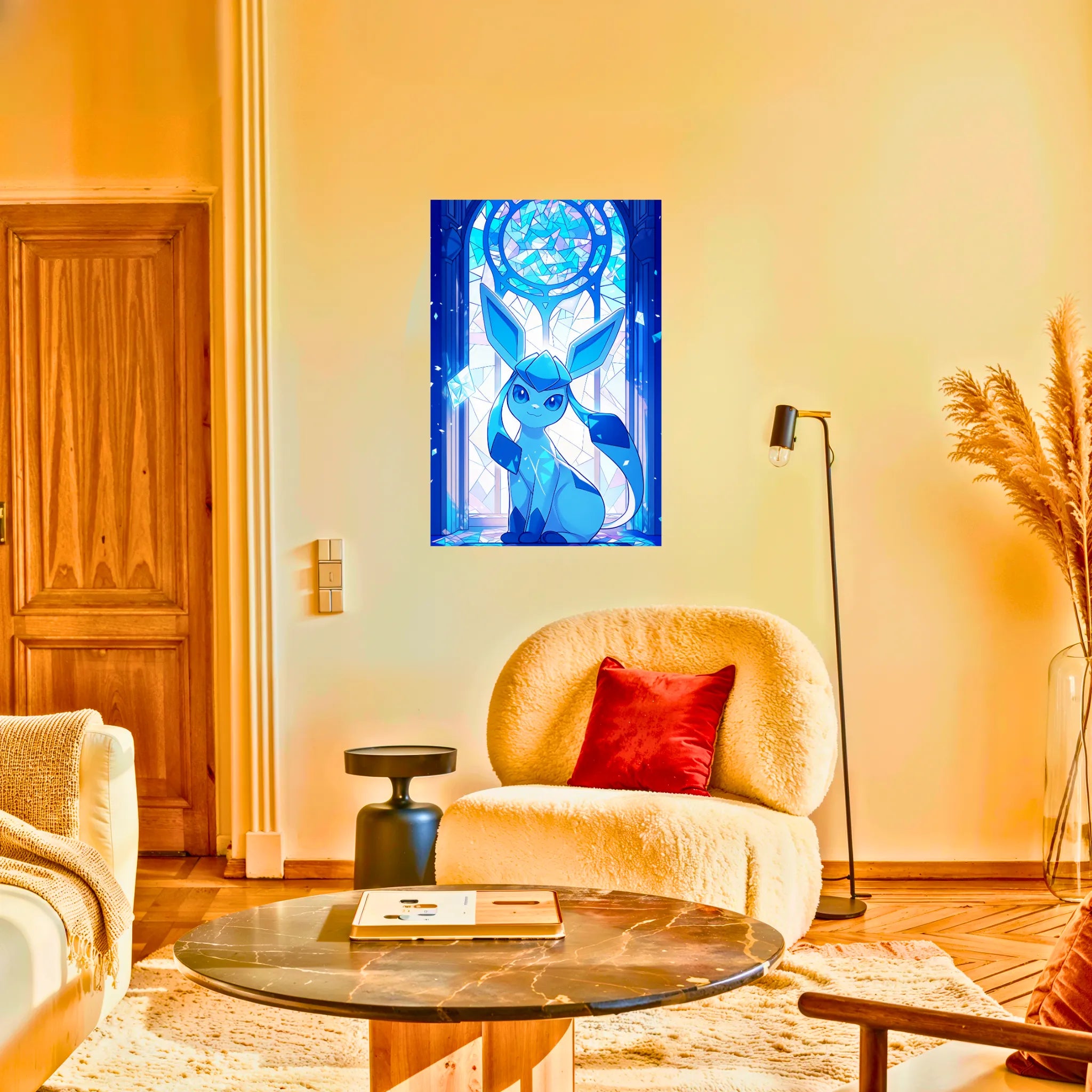 Tableau Pokémon Givrali Vitrail
