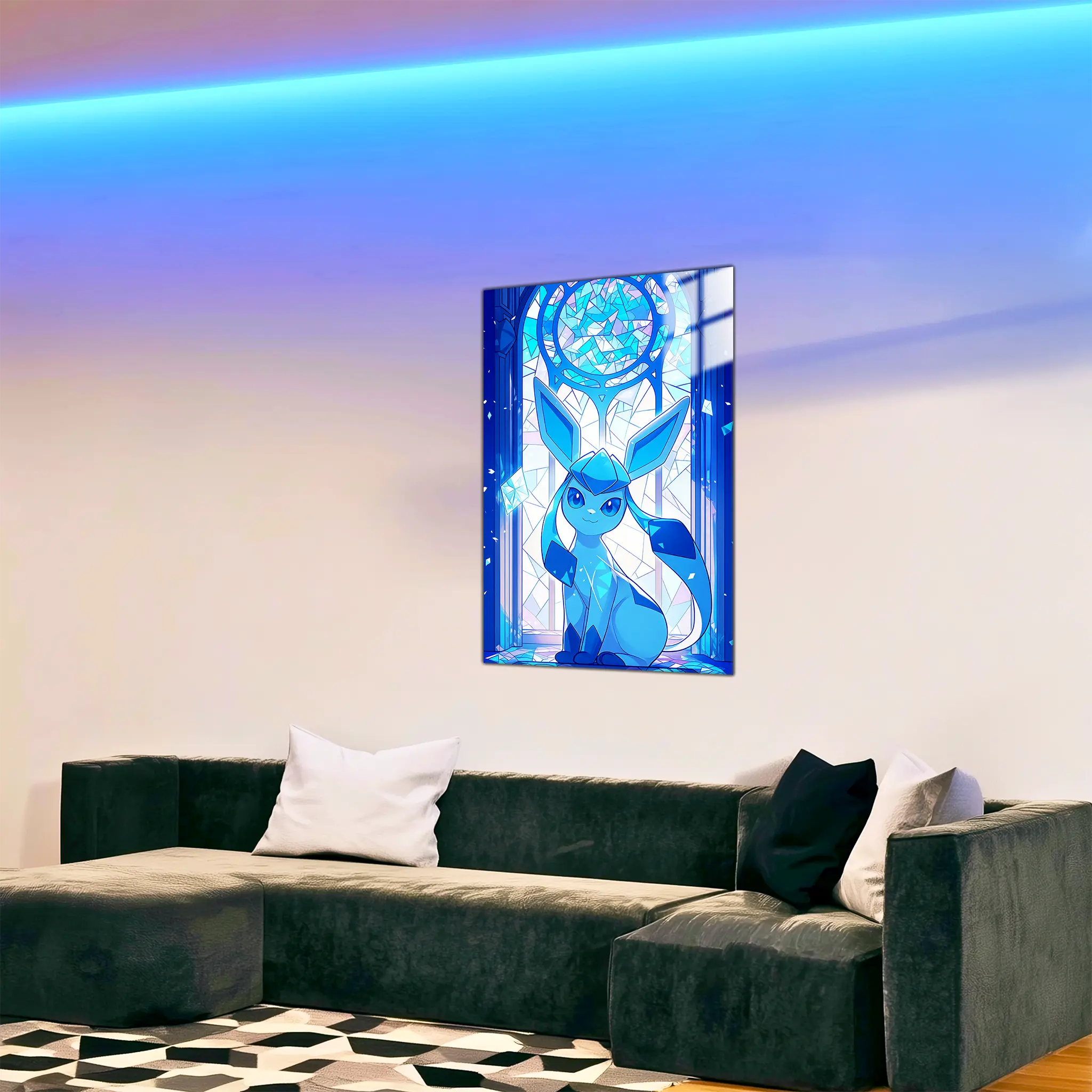 tableau-pokemon-givrali-vitrail-dans-le-salon | DreamWay