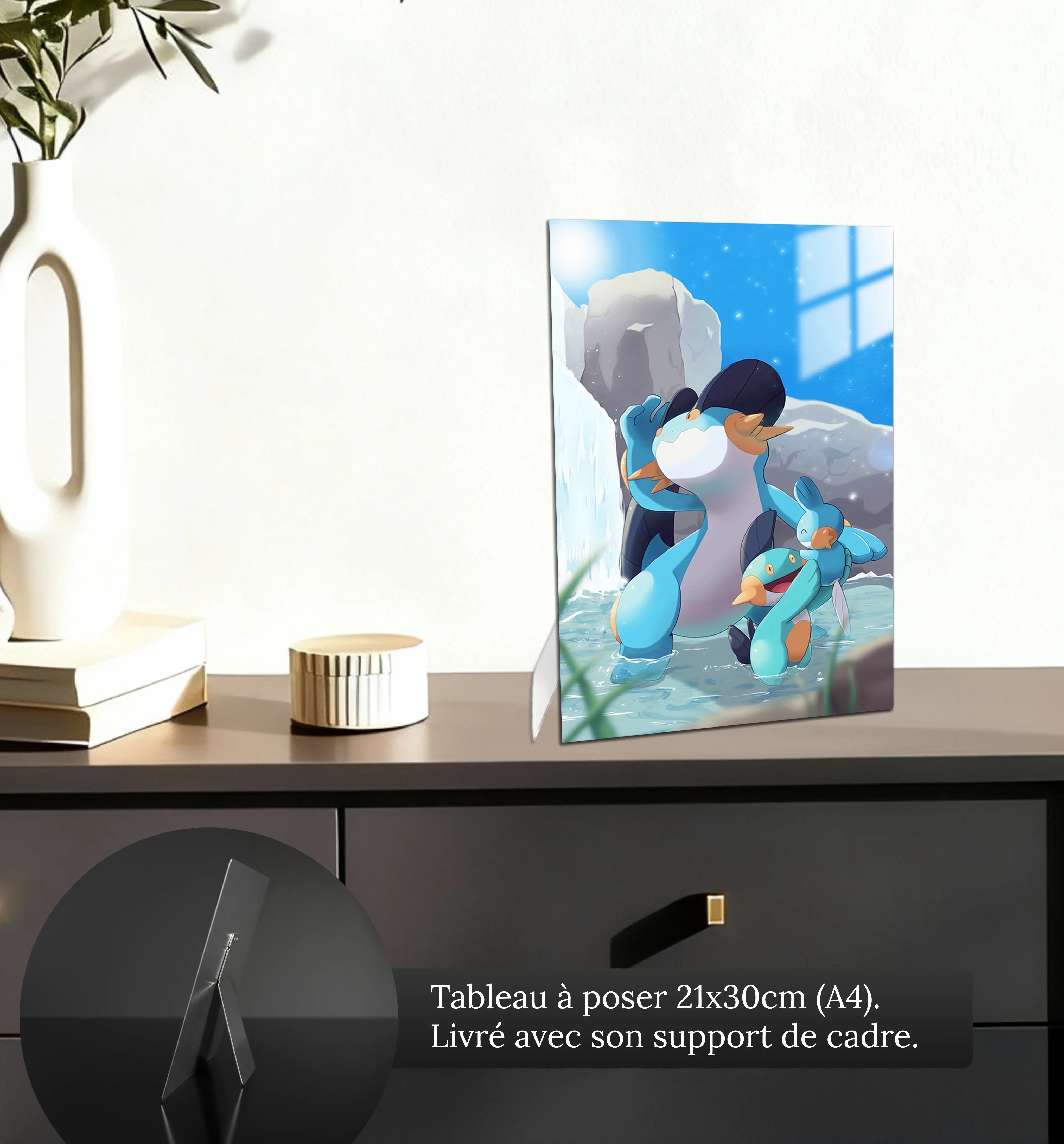 tableau-pokemon-gobou-et-ses-evolutions-petit-format-a-poser-sur-meuble | DreamWay
