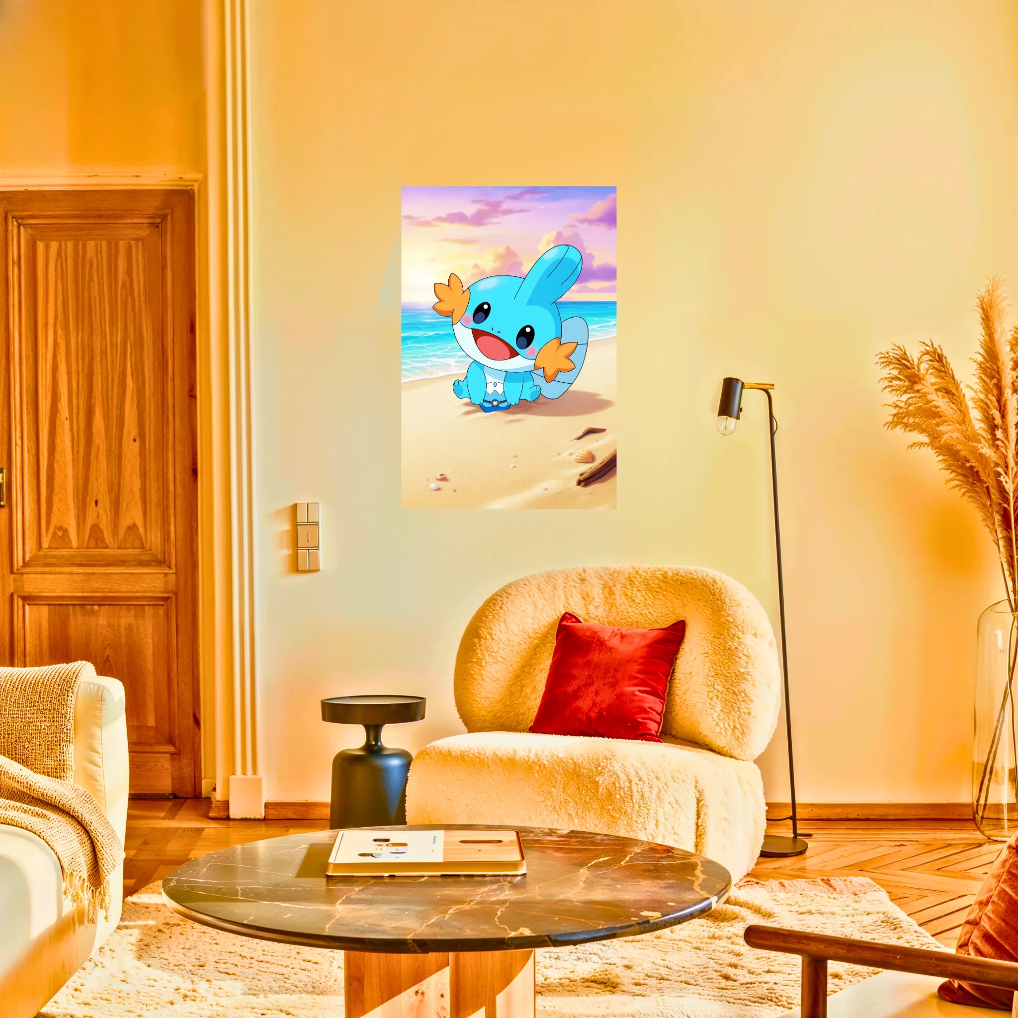 Tableau Pokémon Gobou Plage