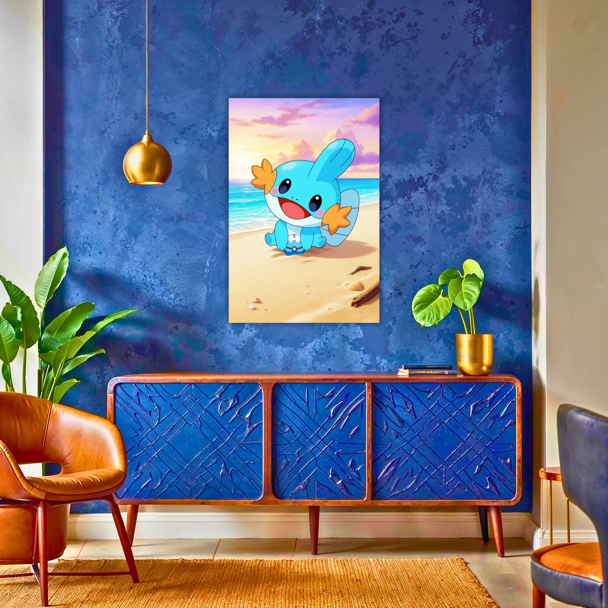 Tableau Pokémon Gobou Plage