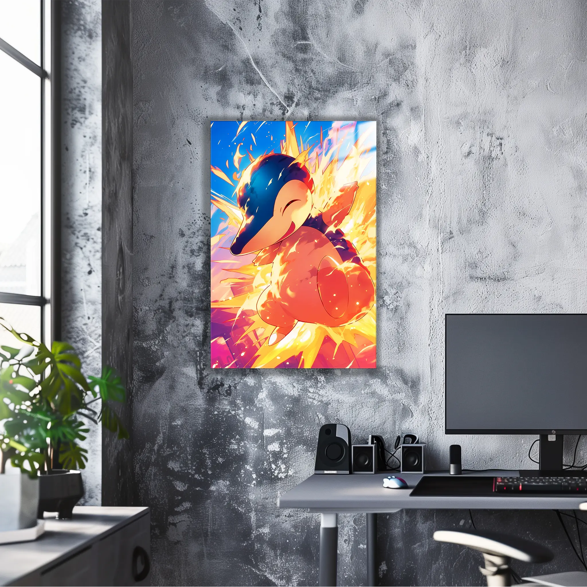 Tableau Pokémon Héricendre Explosion