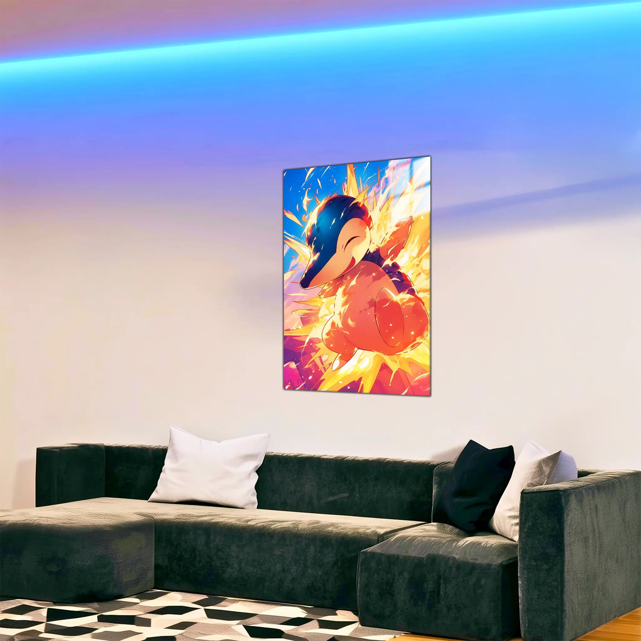 tableau-pokemon-hericendre-explosion-dans-le-salon | DreamWay