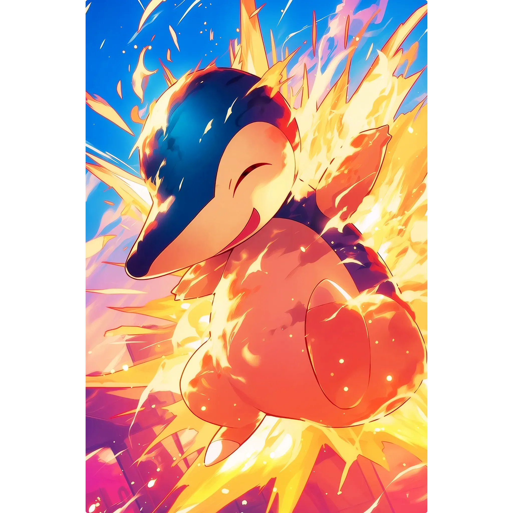 Tableau Pokémon Héricendre Explosion