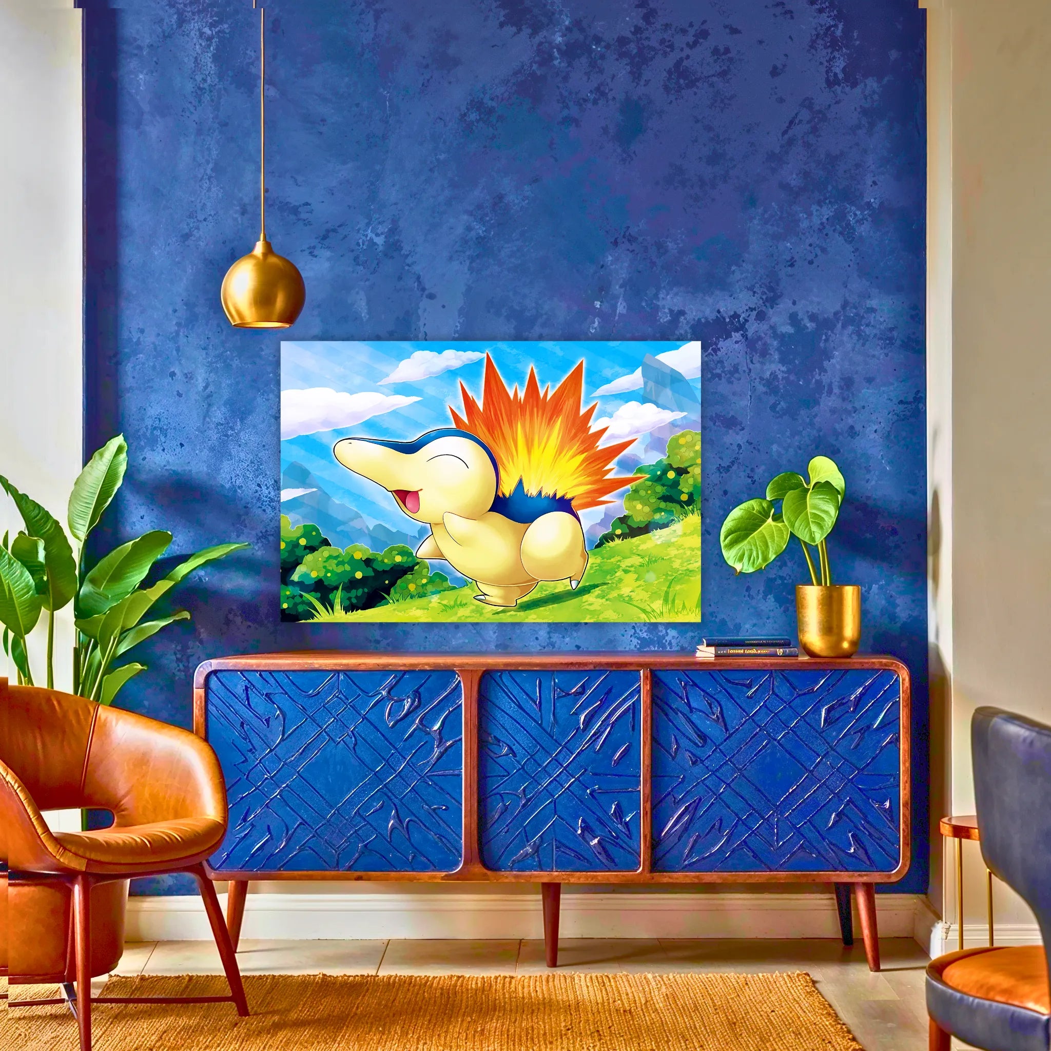 Tableau Pokémon Héricendre Nature