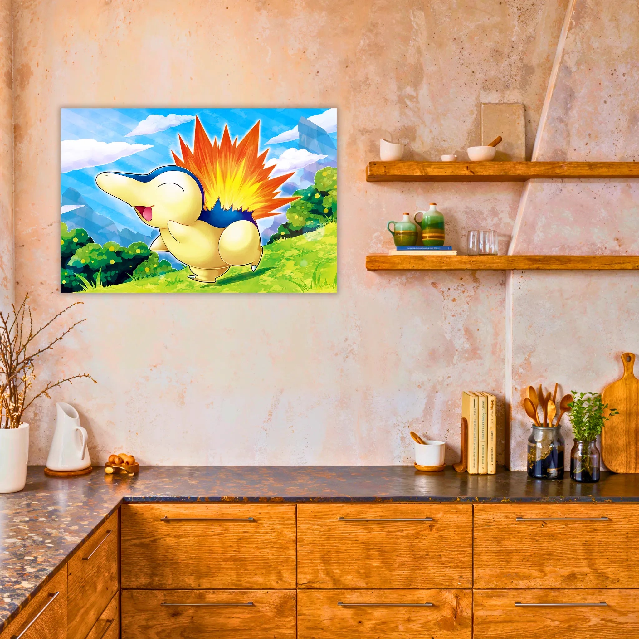 Tableau Pokémon Héricendre Nature
