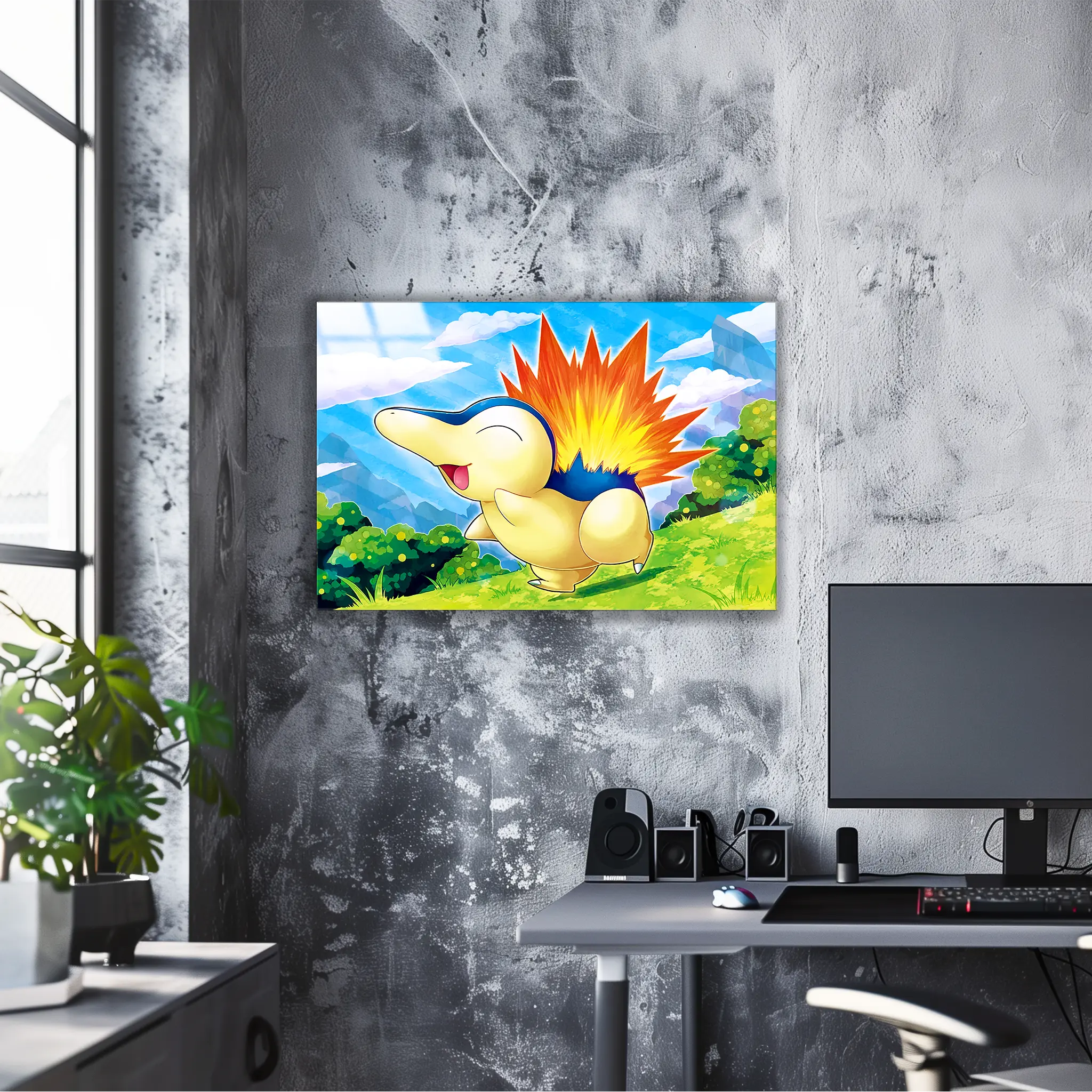 Tableau Pokémon Héricendre Nature