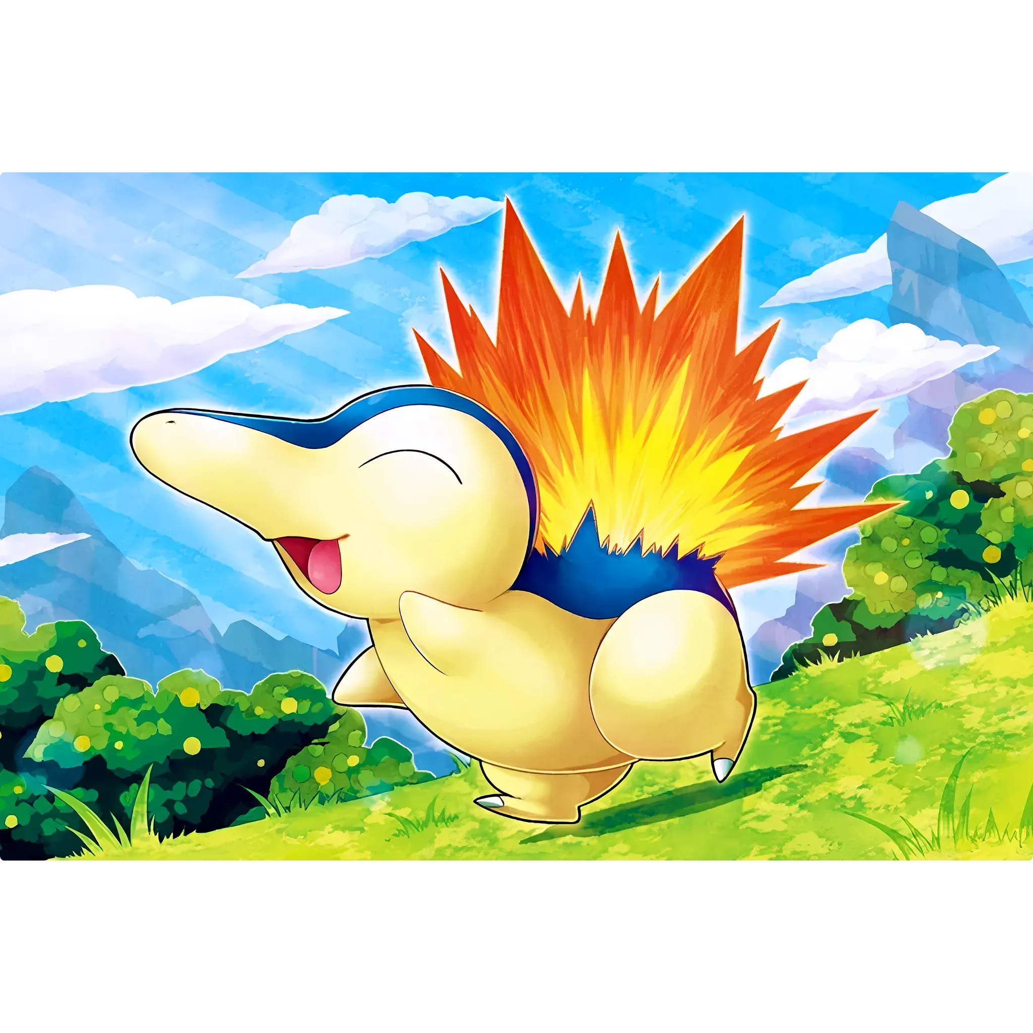 Tableau Pokémon Héricendre Nature