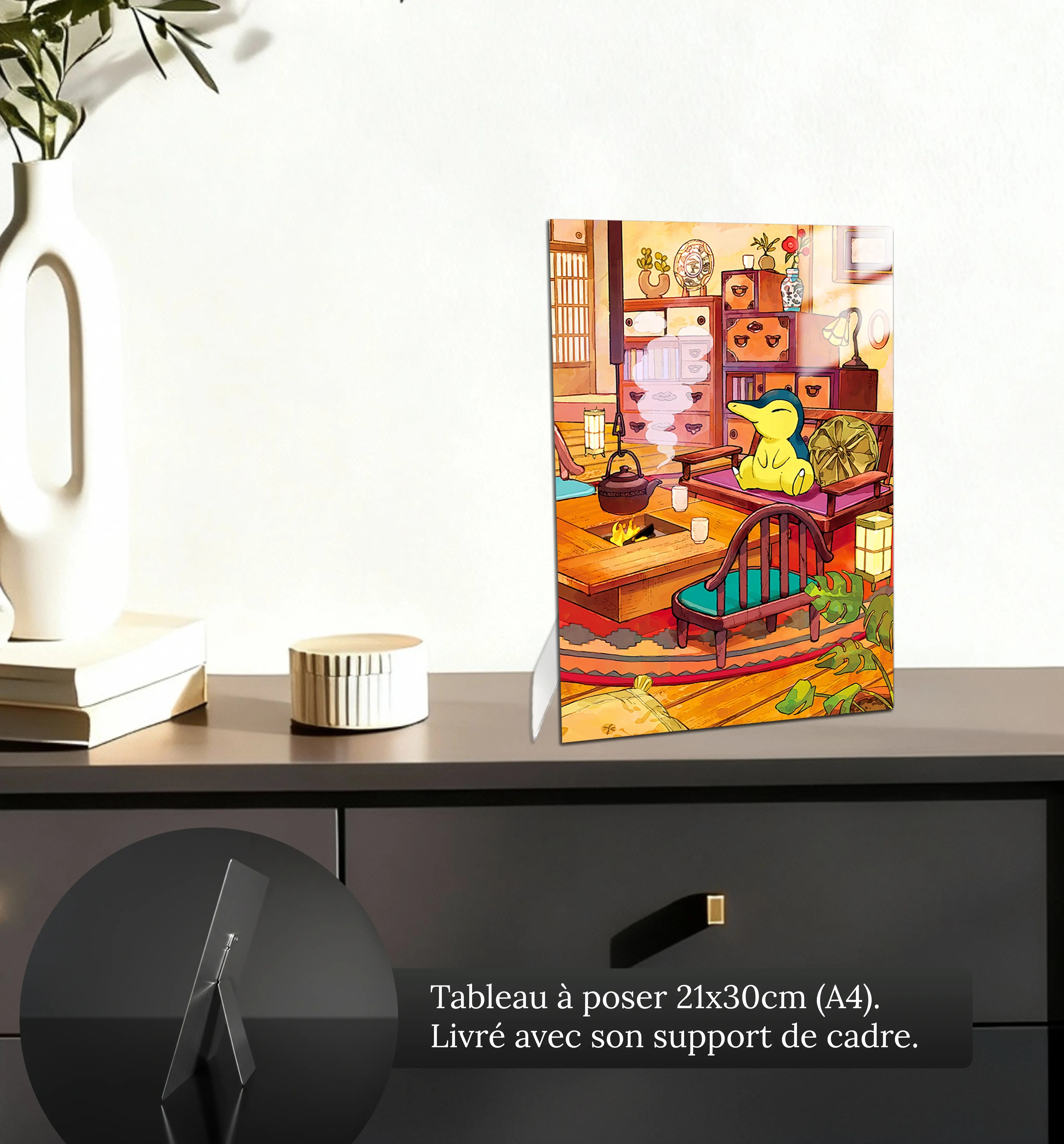tableau-pokemon-hericendre-petit-format-a-poser-sur-meuble | DreamWay