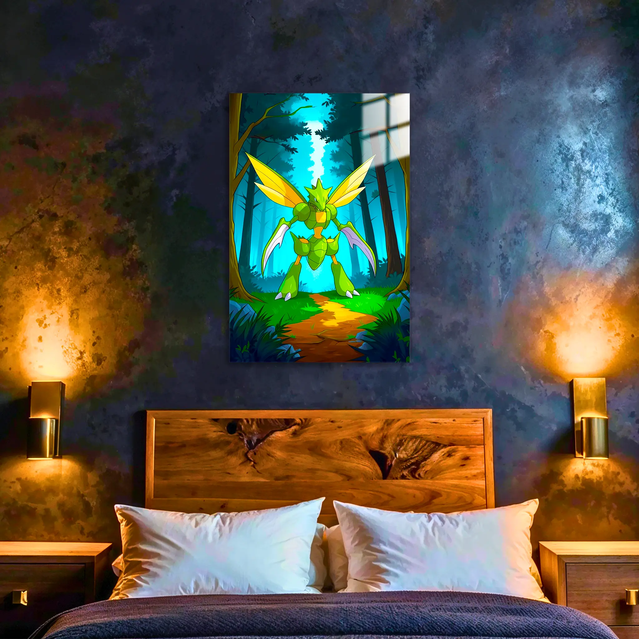 tableau-pokemon-insecateur-dans-la-foret-dans-la-chambre | DreamWay