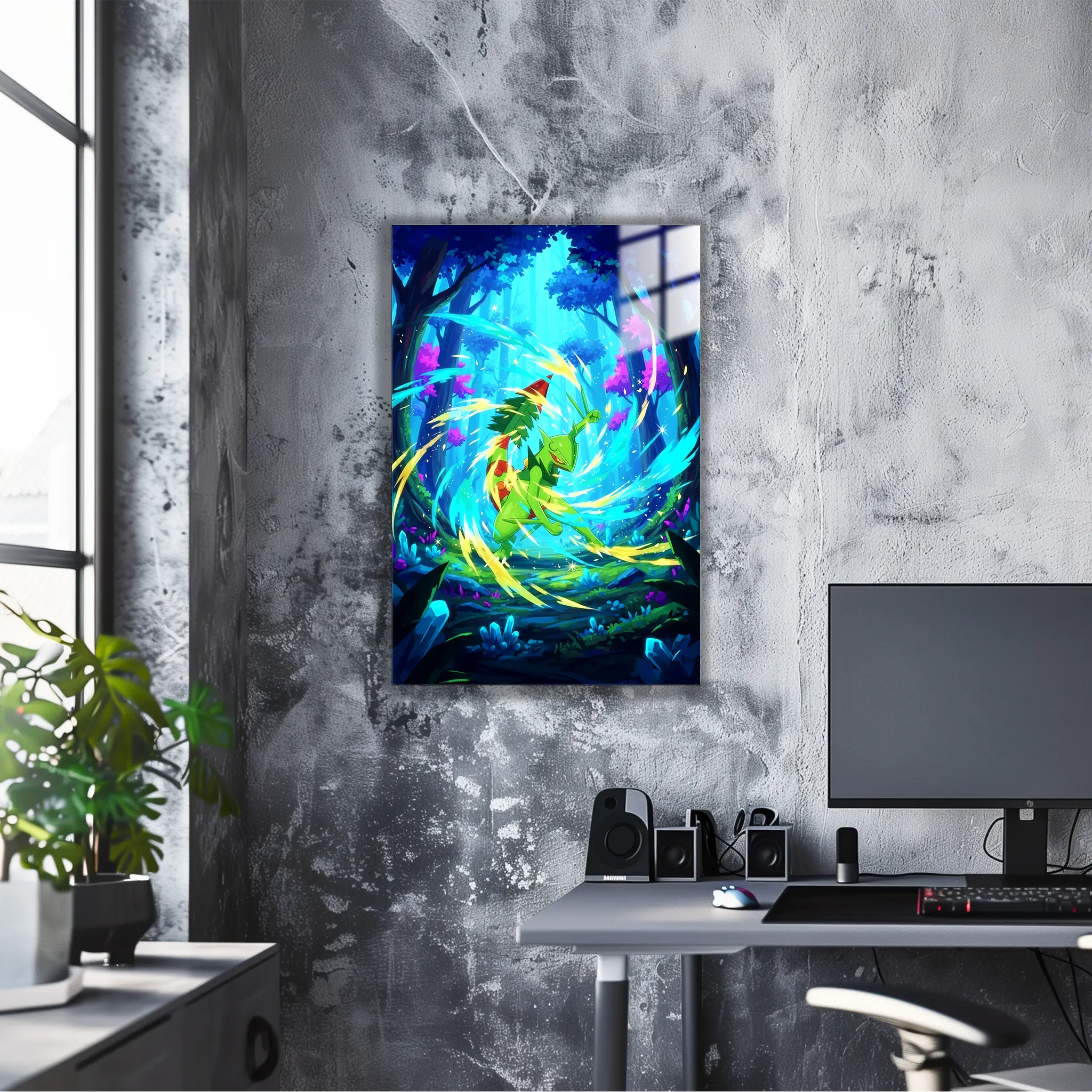 Tableau Pokémon Jungko Coloré