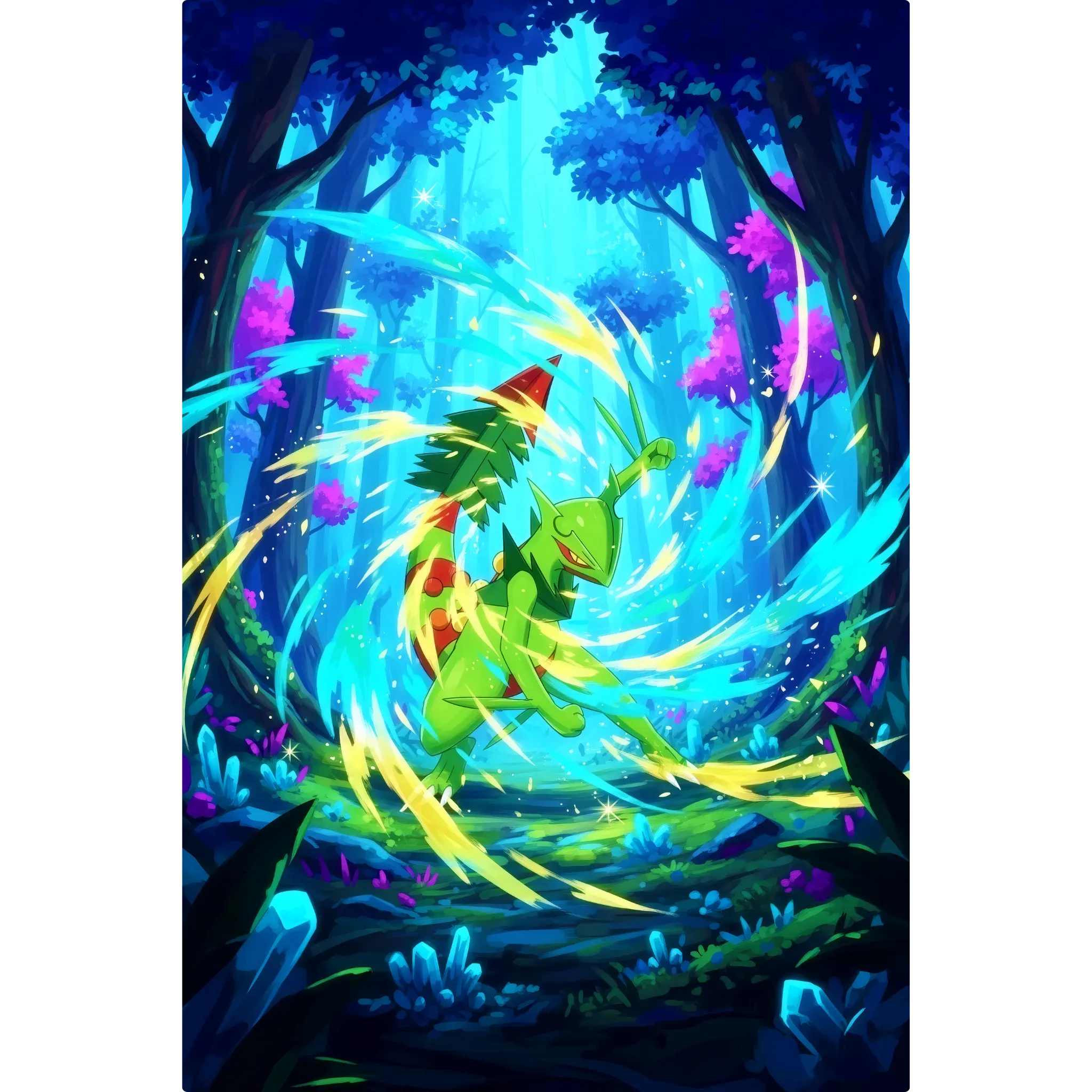 Tableau Pokémon Jungko Coloré