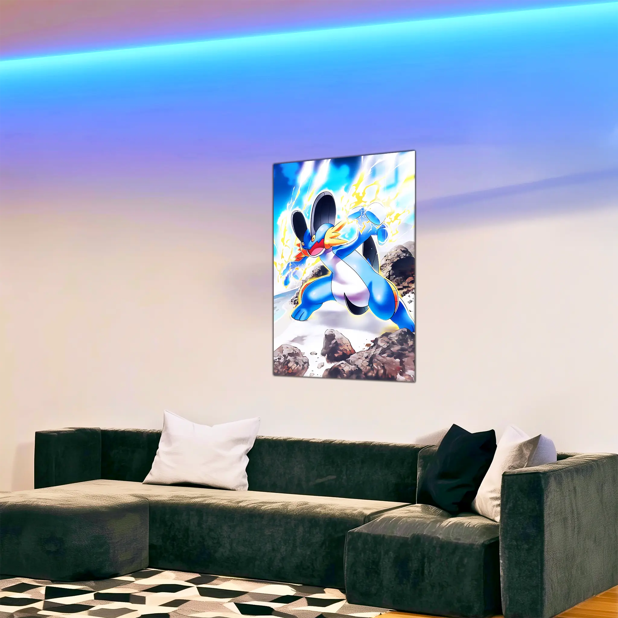 tableau-pokemon-laggron-attaque-dans-le-salon | DreamWay