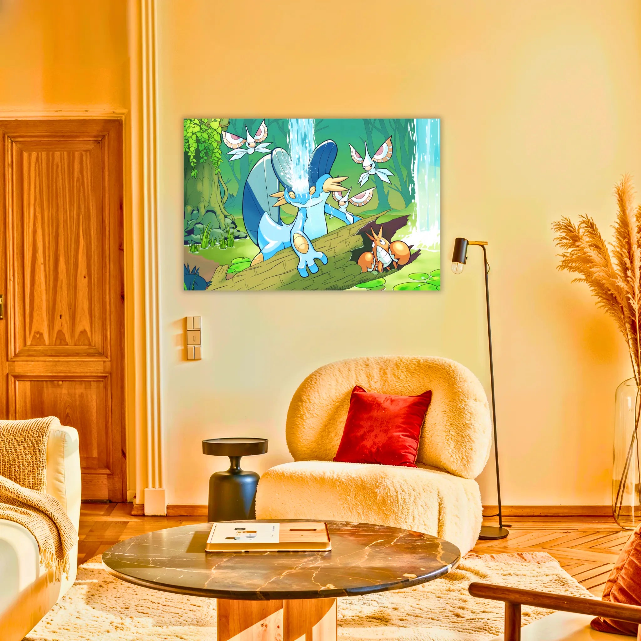 Tableau Pokémon Laggron Nature